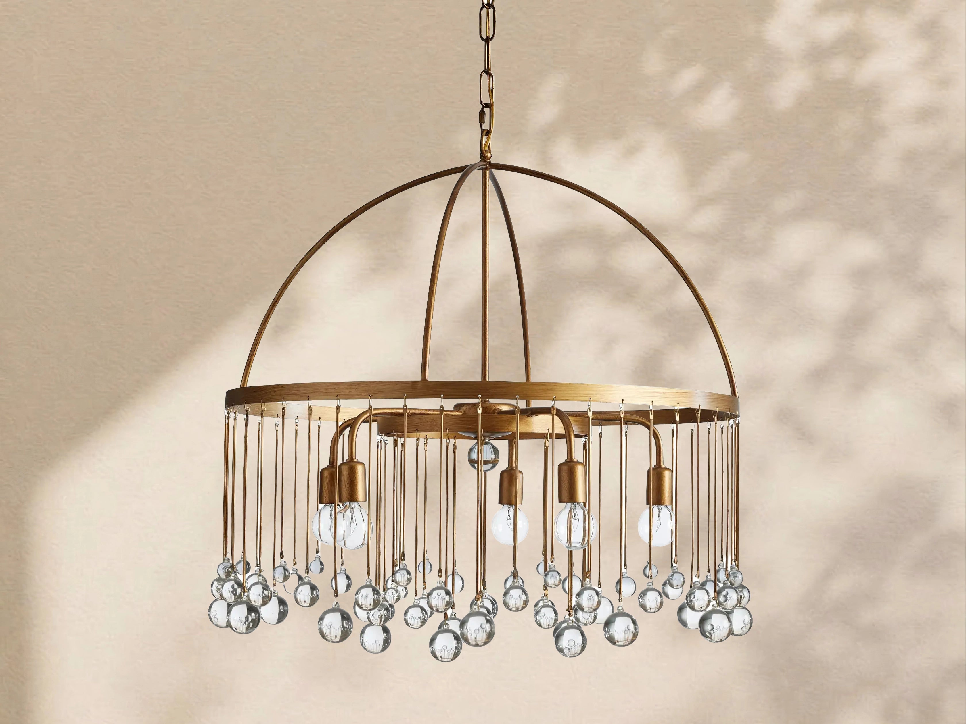 Aubrey Crystal Ball Round Chandelier 5 Light / 8 Light