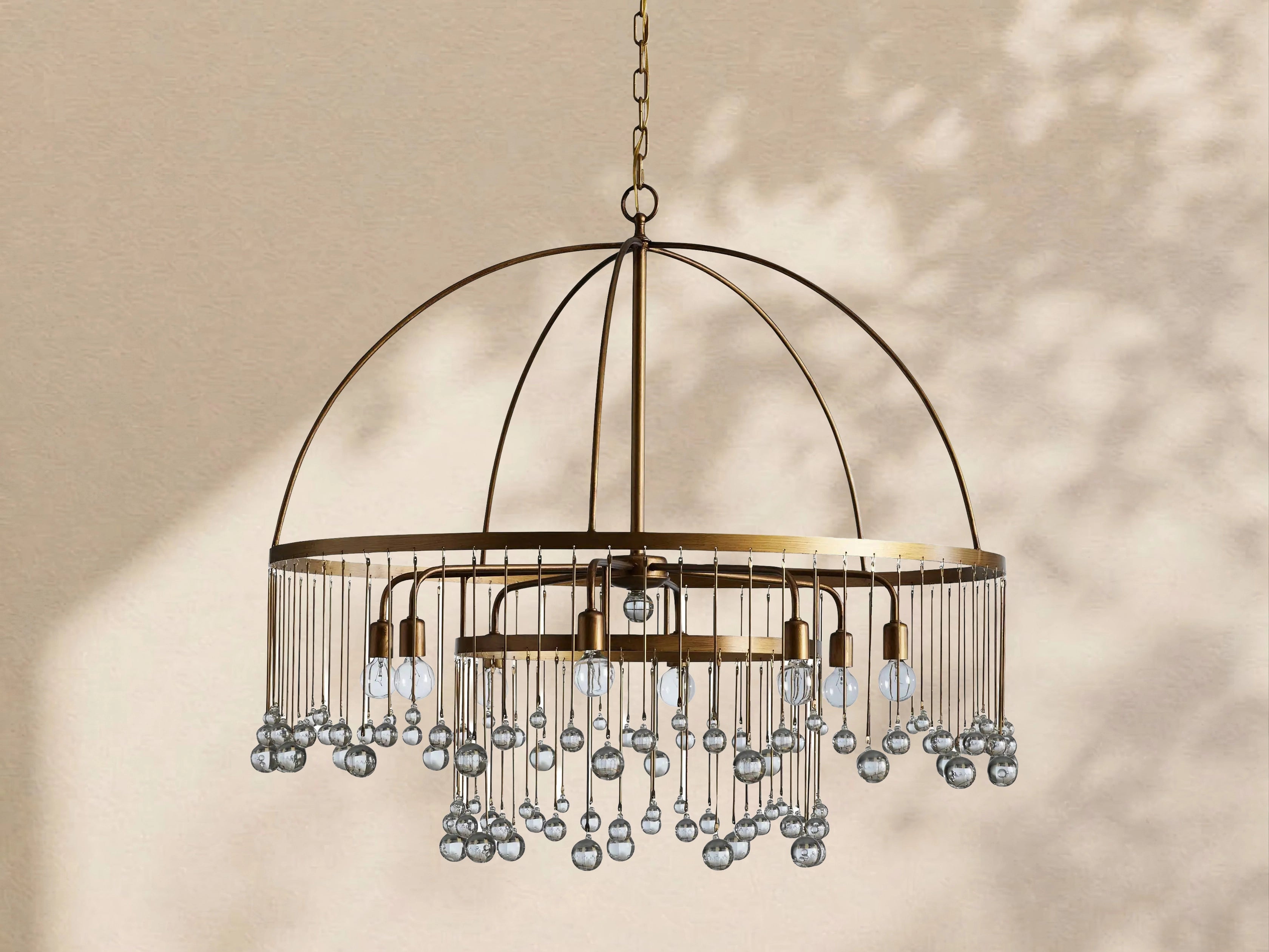 Aubrey Crystal Ball Round Chandelier 5 Light / 8 Light