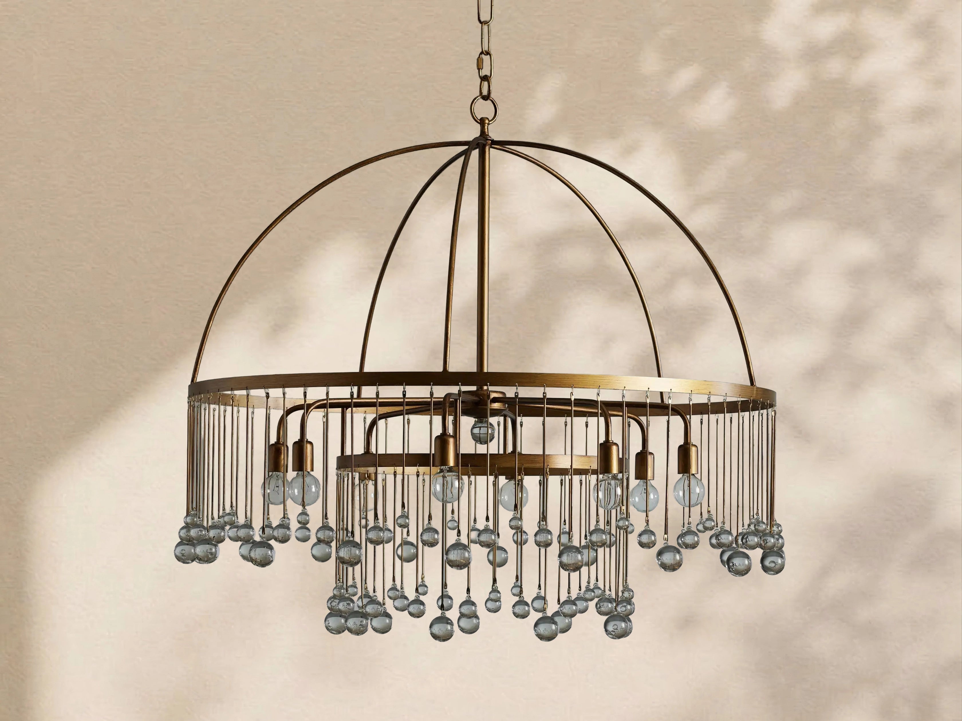 Aubrey Crystal Ball Round Chandelier 5 Light / 8 Light