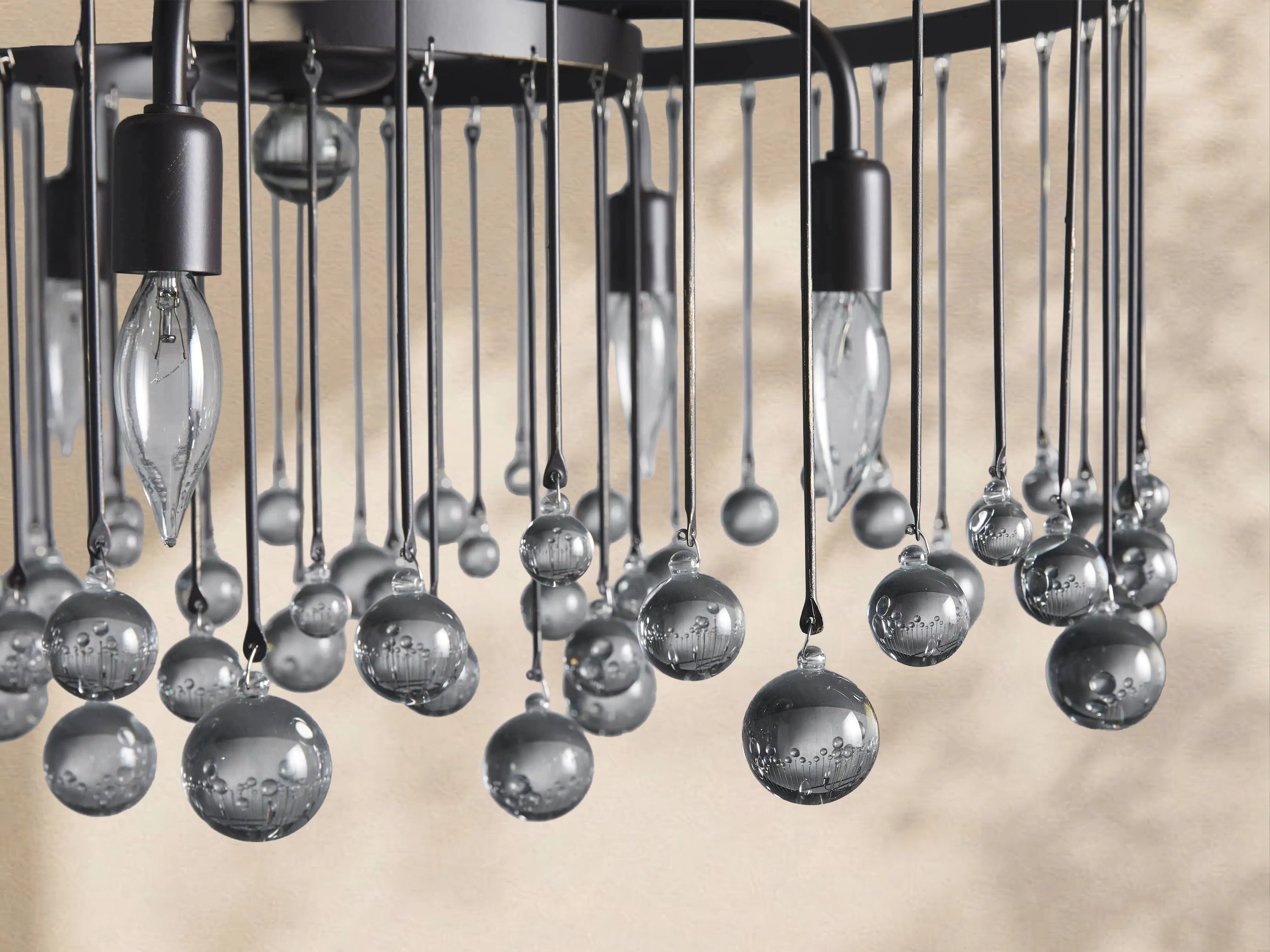 Aubrey Crystal Ball Round Chandelier 5 Light / 8 Light
