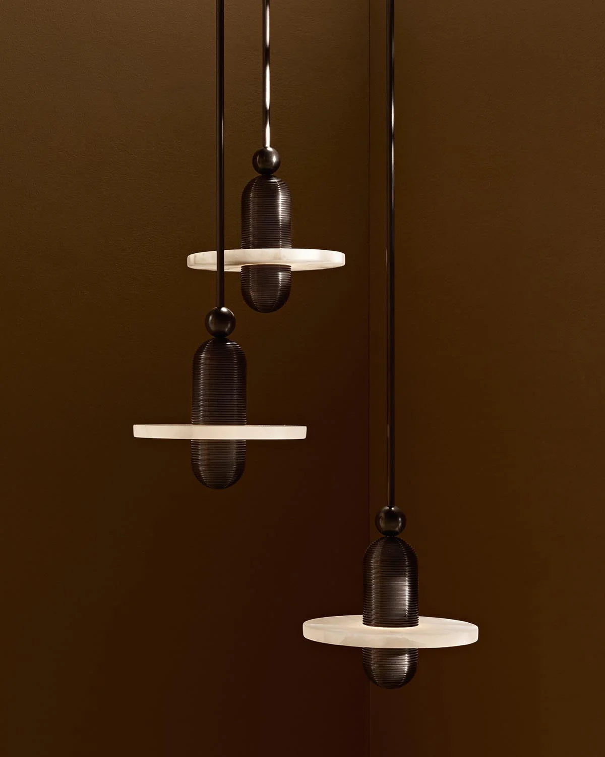 Median Alabaster Mono Pendant