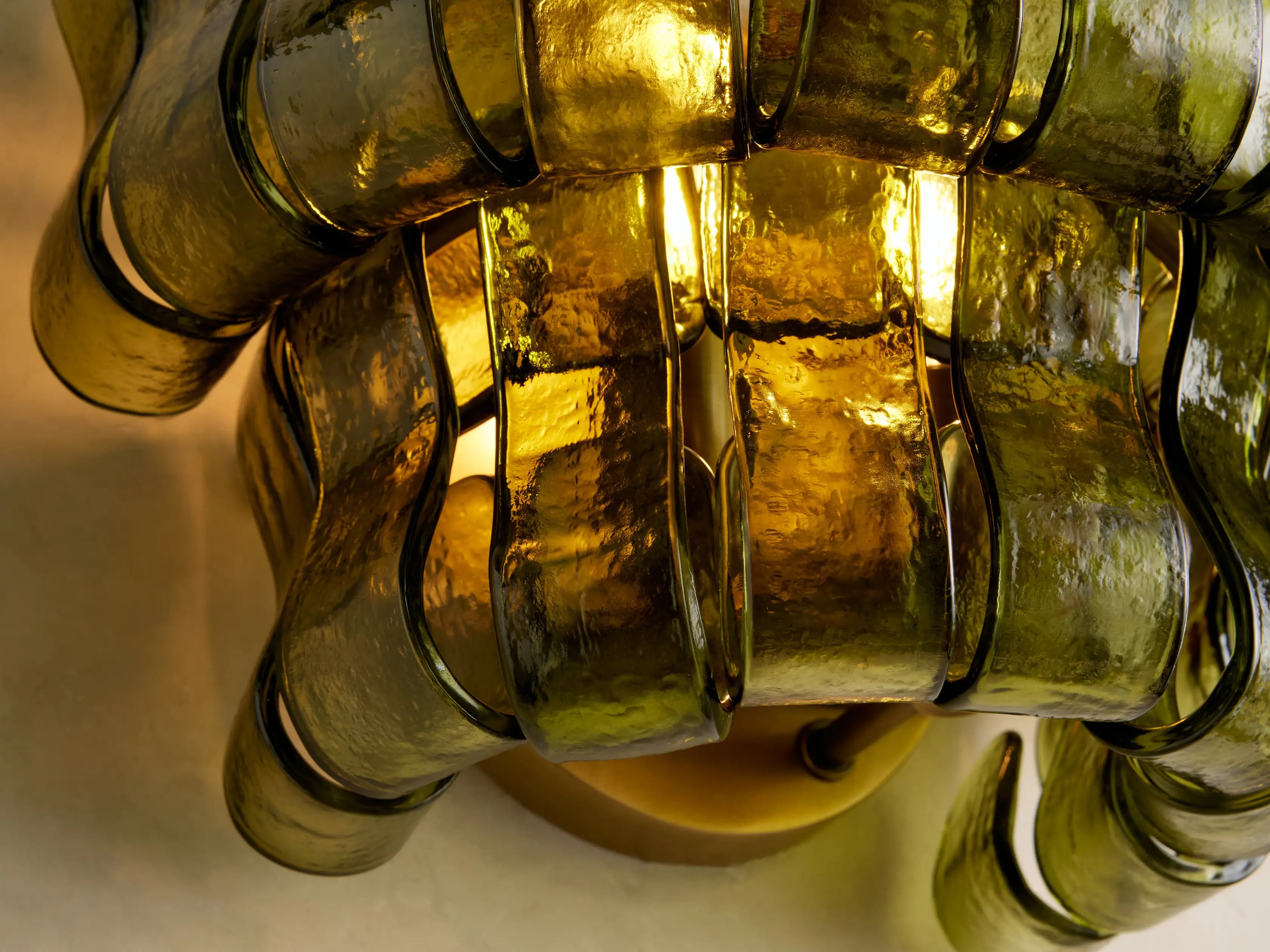 Amor Ghiaccio Glass Wall Sconce 12"