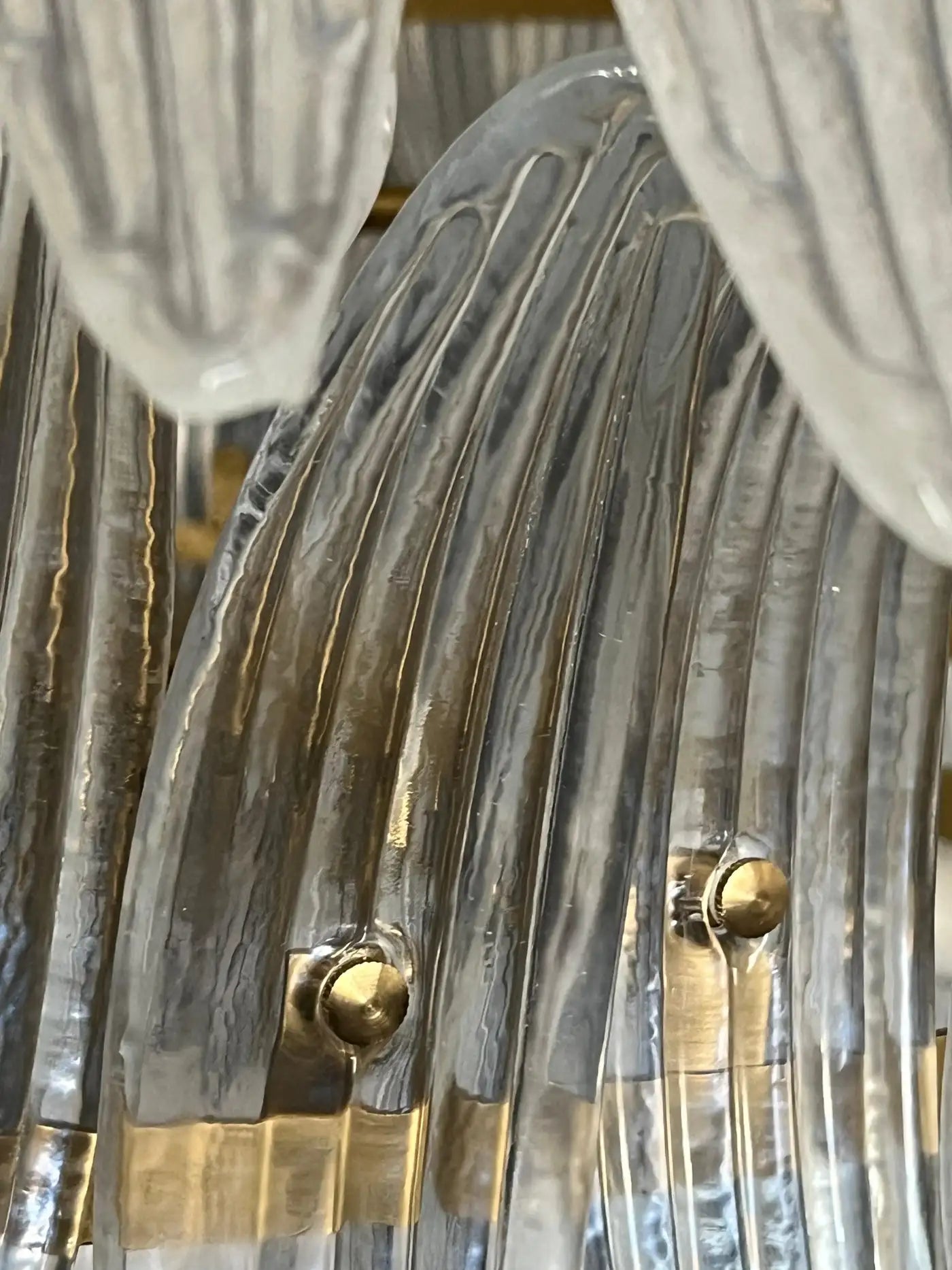 Giant Royal Palmette Murano Chandelier