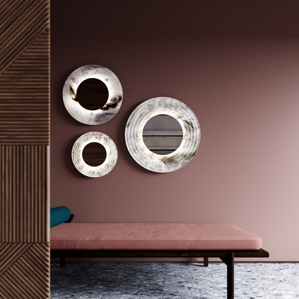 Alabastera Amphi Alabaster Wall Light