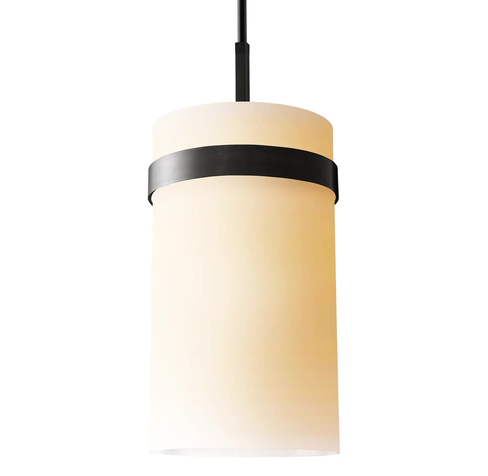 Ravele Milk Glass Pendant 12"