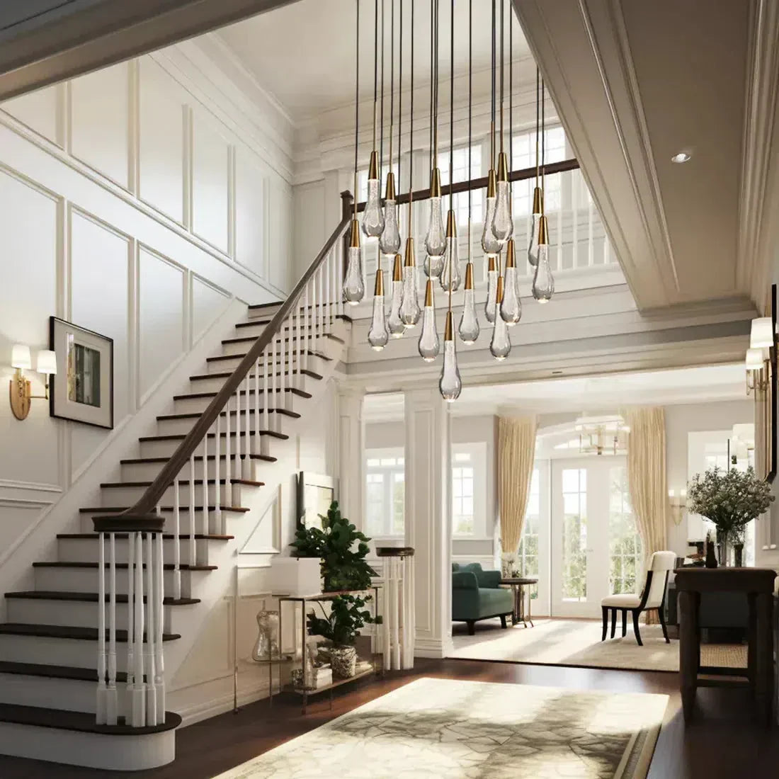 Soratai Modern Round Chandelier 17" 24" 36" 58"