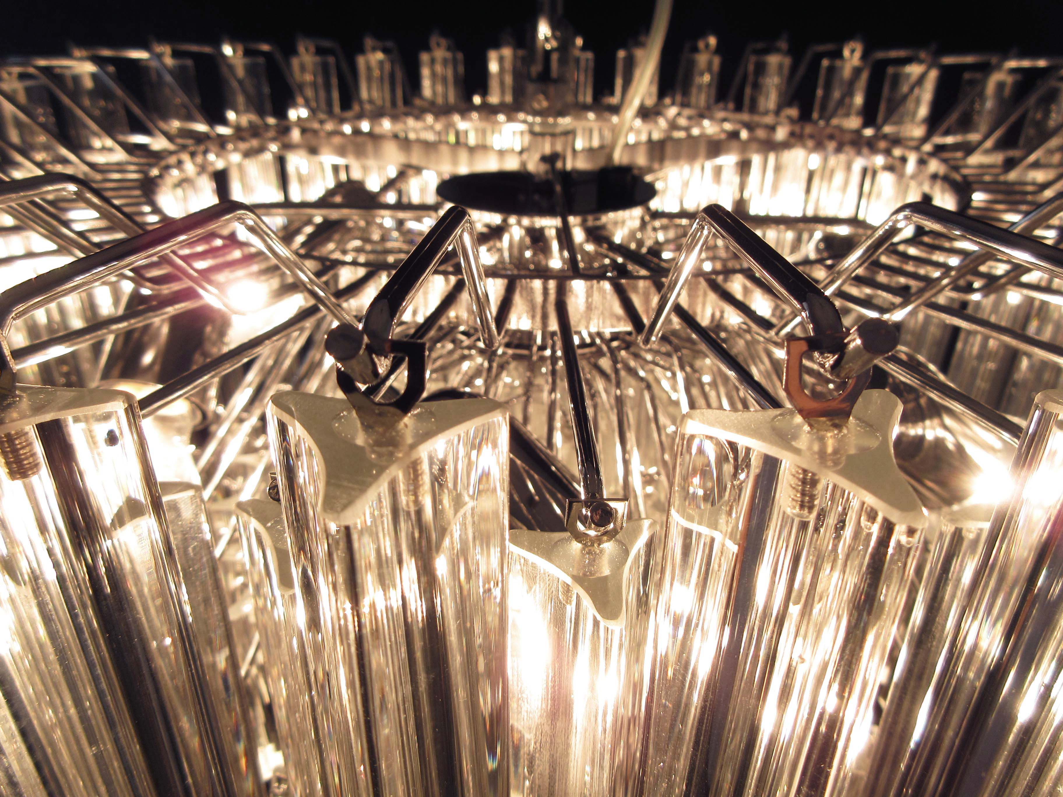 Murano Chandelier 163 Clear Prism Glasses