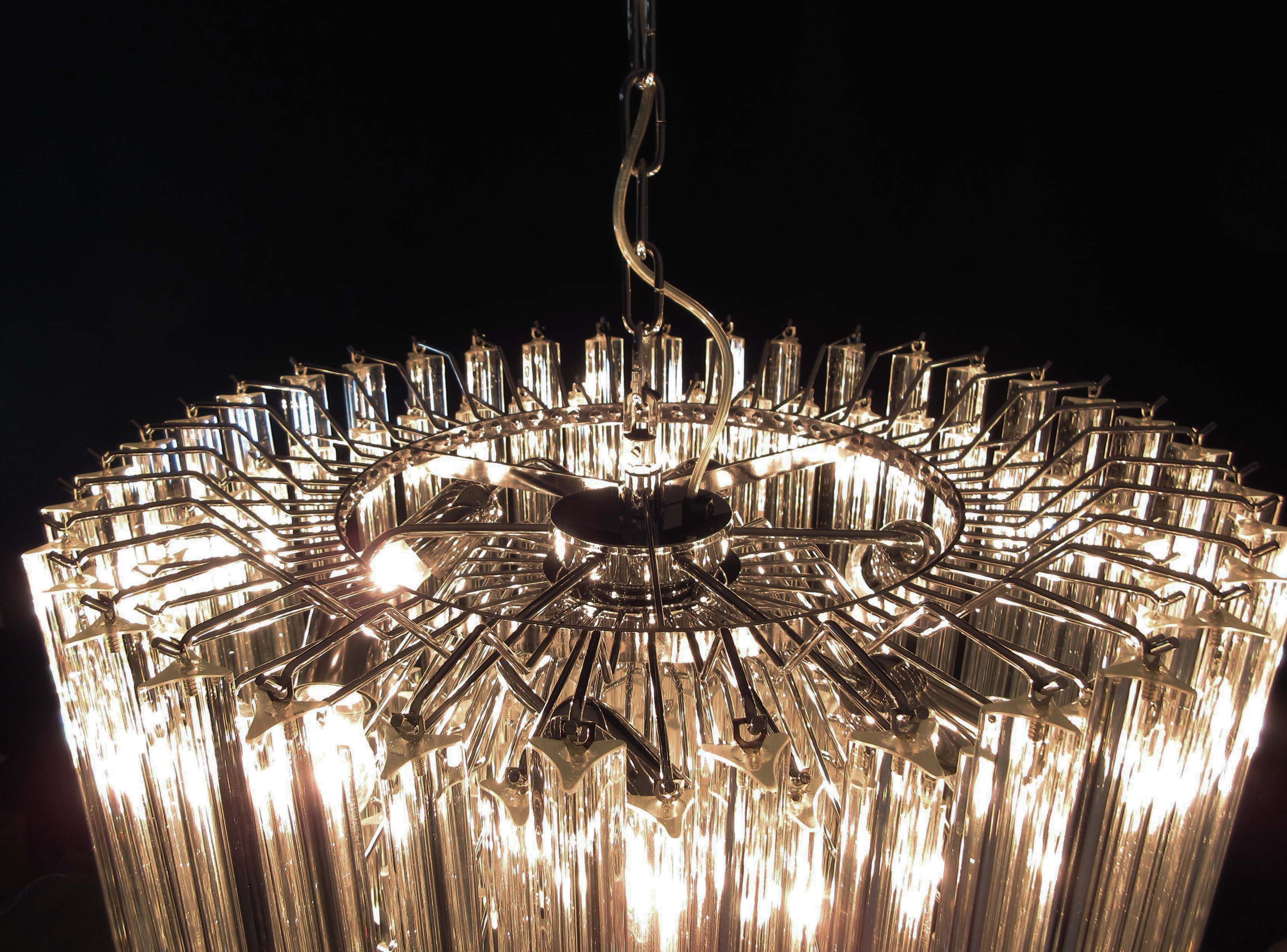 Murano Chandelier 163 Clear Prism Glasses