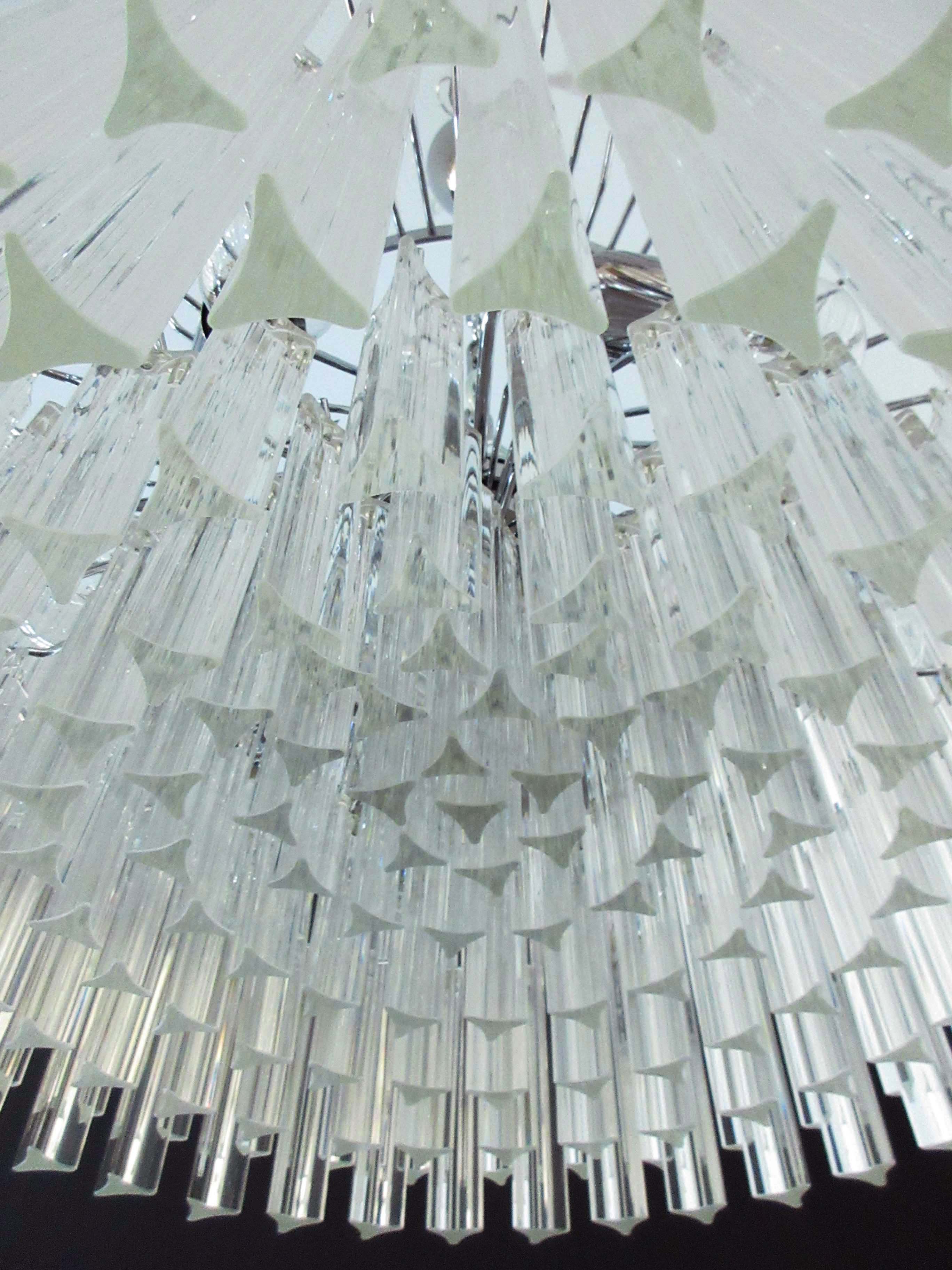 Murano Chandelier 163 Clear Prism Glasses