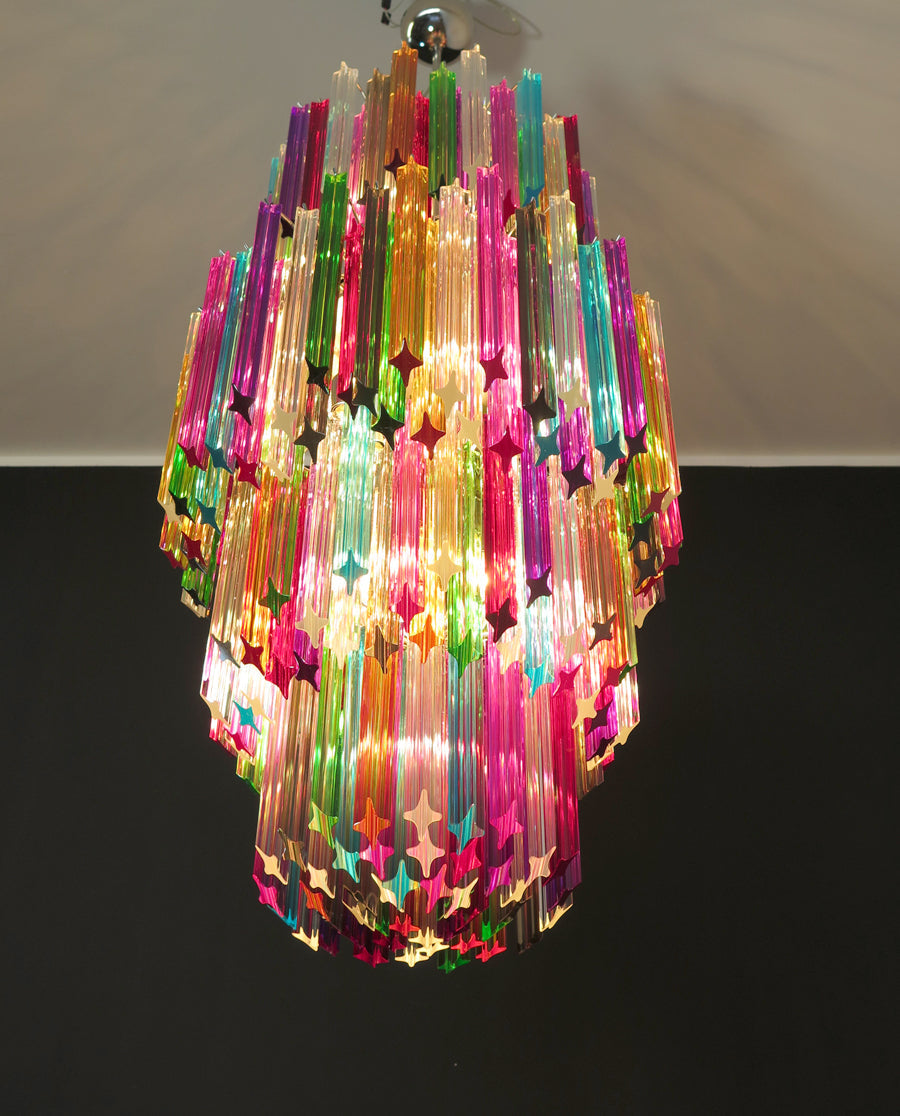 Murano Chandelier 242 Multicolored Prism Glasses