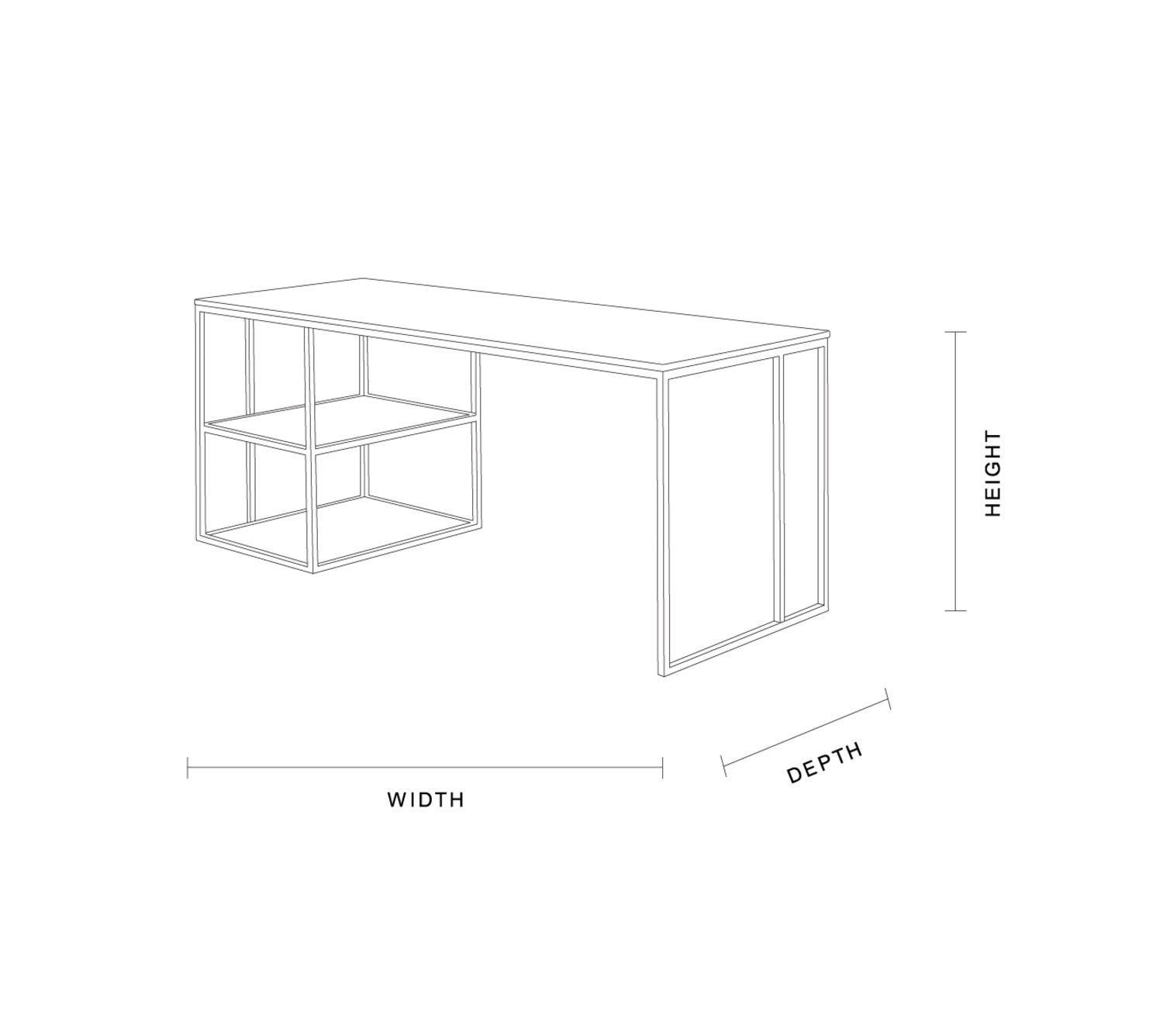 Nomad Marble Desk