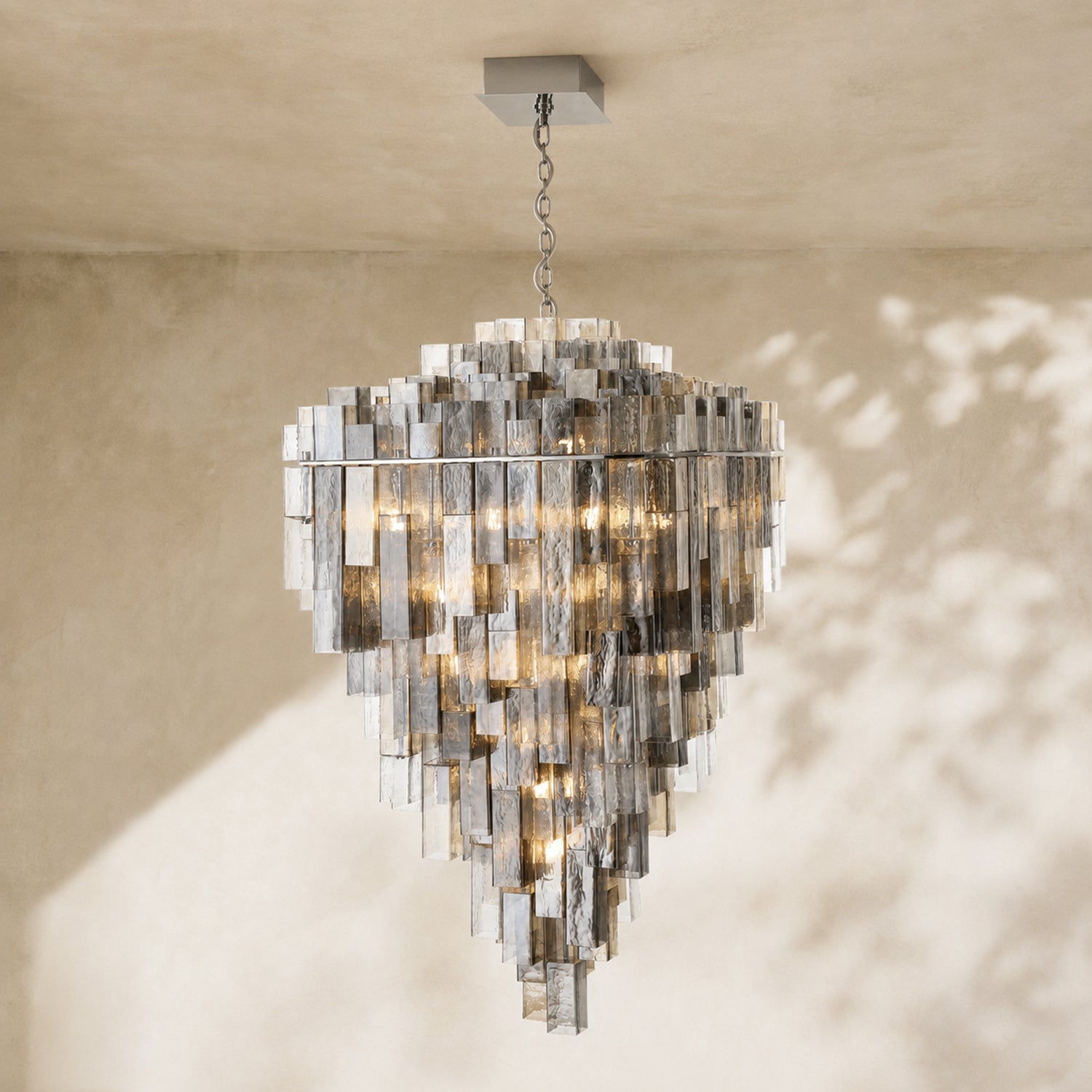 Altesa Square Glass Chandelier 46-Light