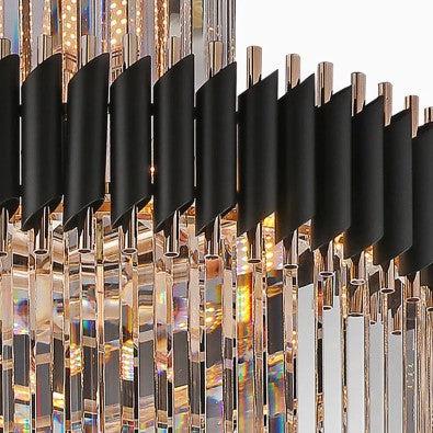 Spiral Crystal Chandelier For Foyer / Staircase