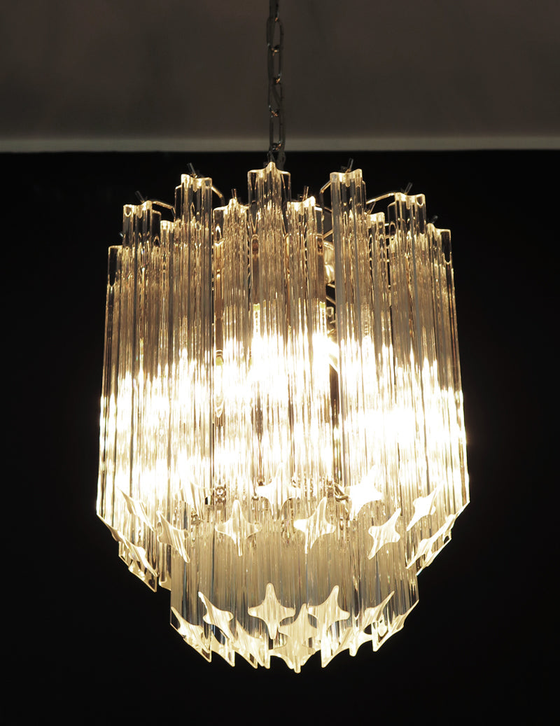 Murano Chandelier 47 Clear Prism Glasses