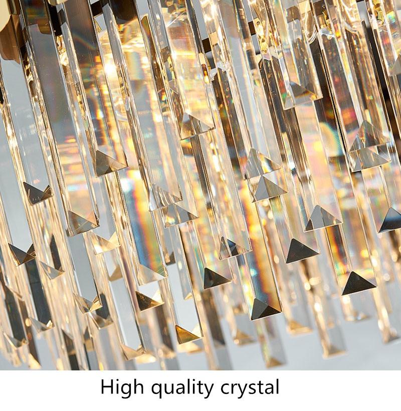 Flavian Rectangular Crystal Chandelier