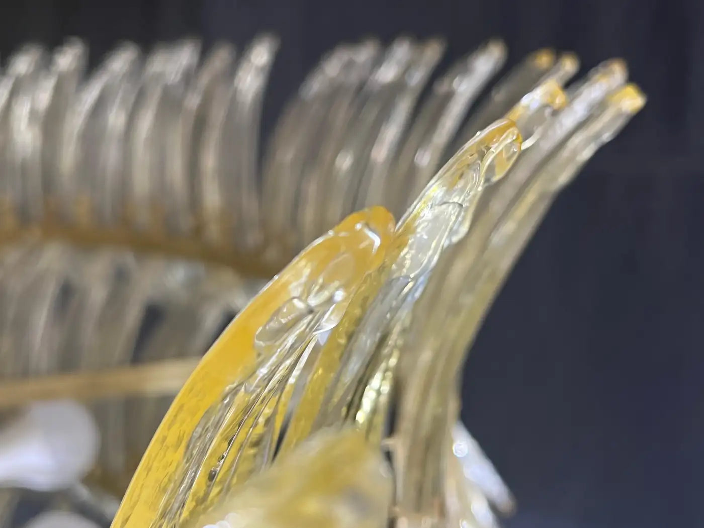 Luxurious Italian Palmette Murano Chandelier