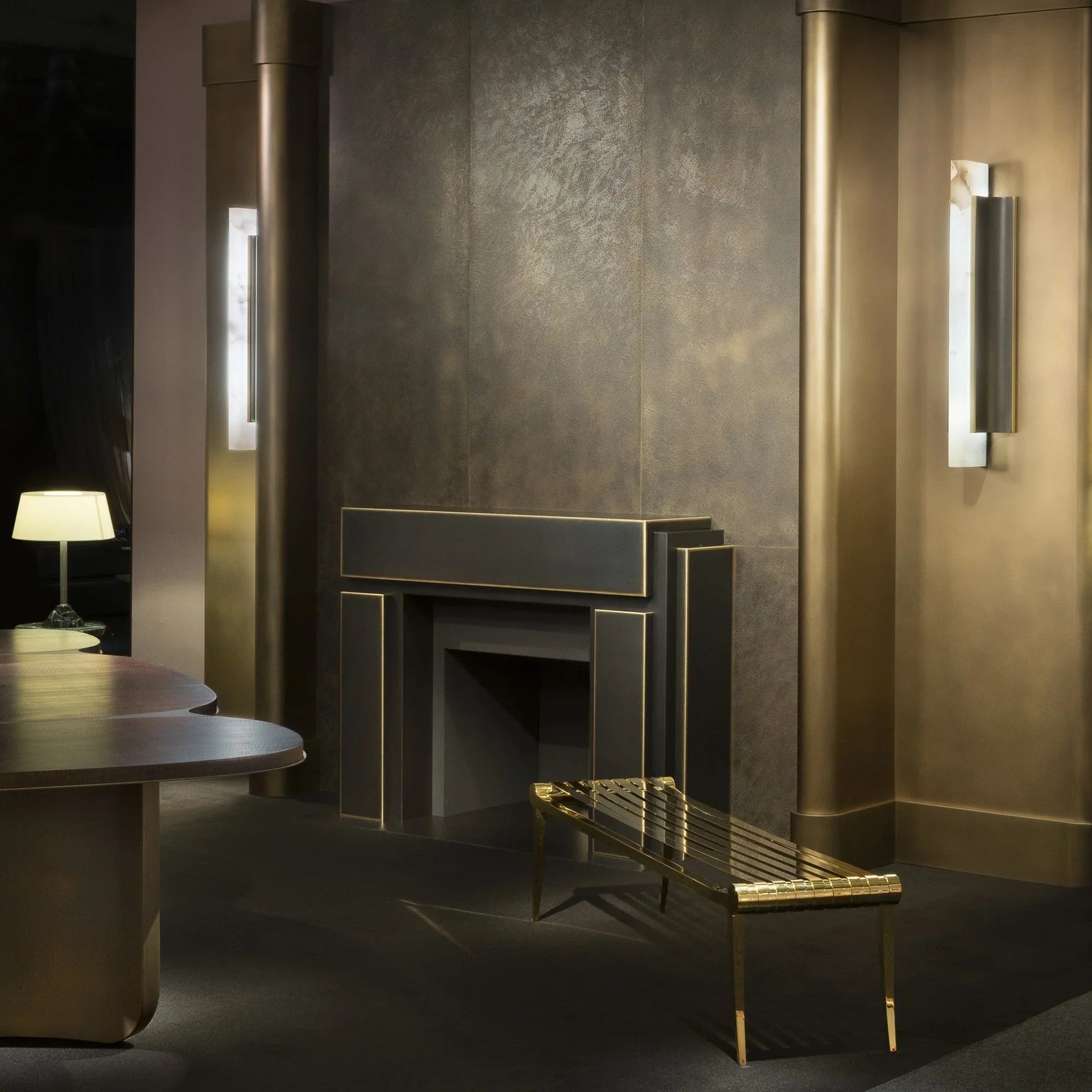 Timide Alabaster Sconce