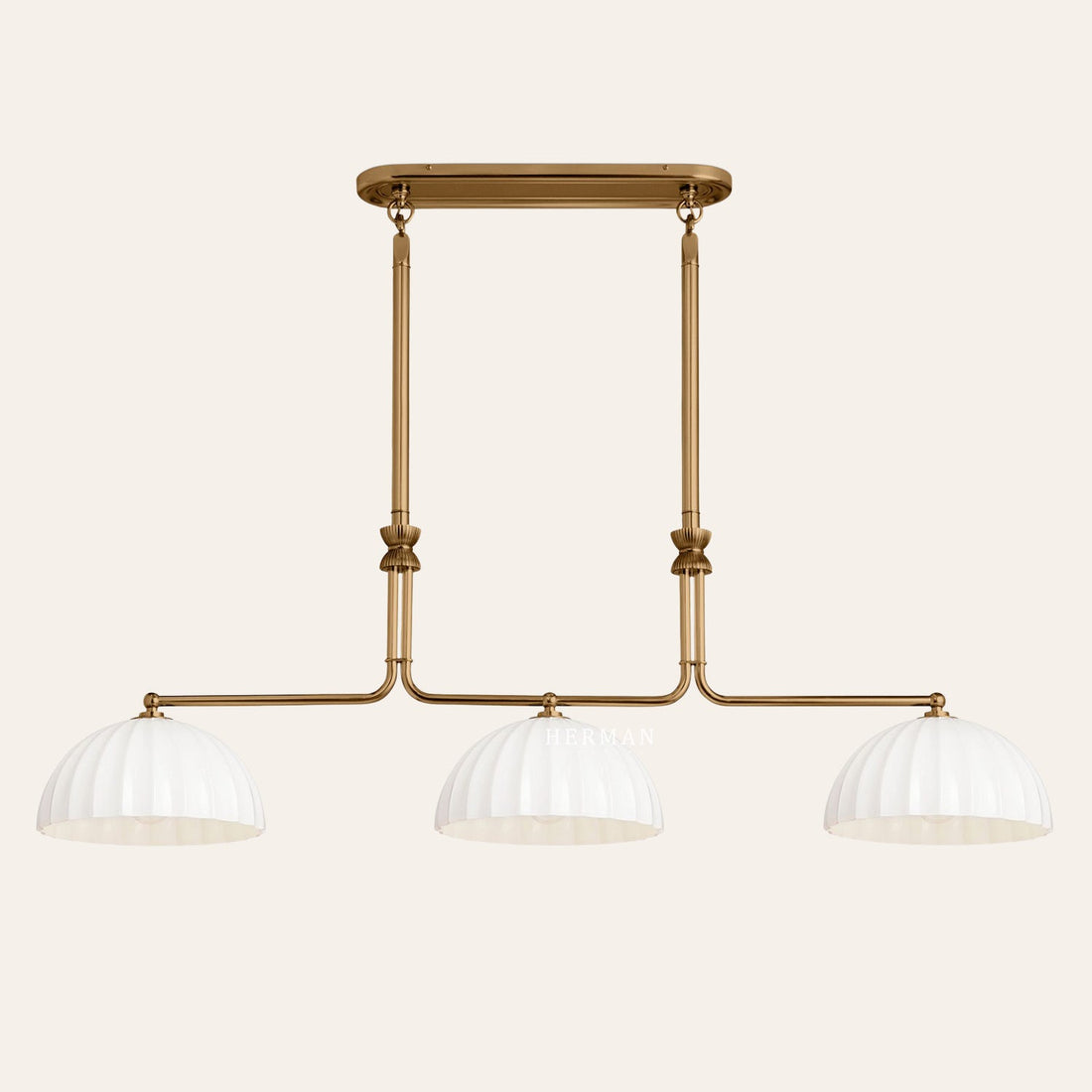 Enzo 60" 3-Light Linear Chandelier