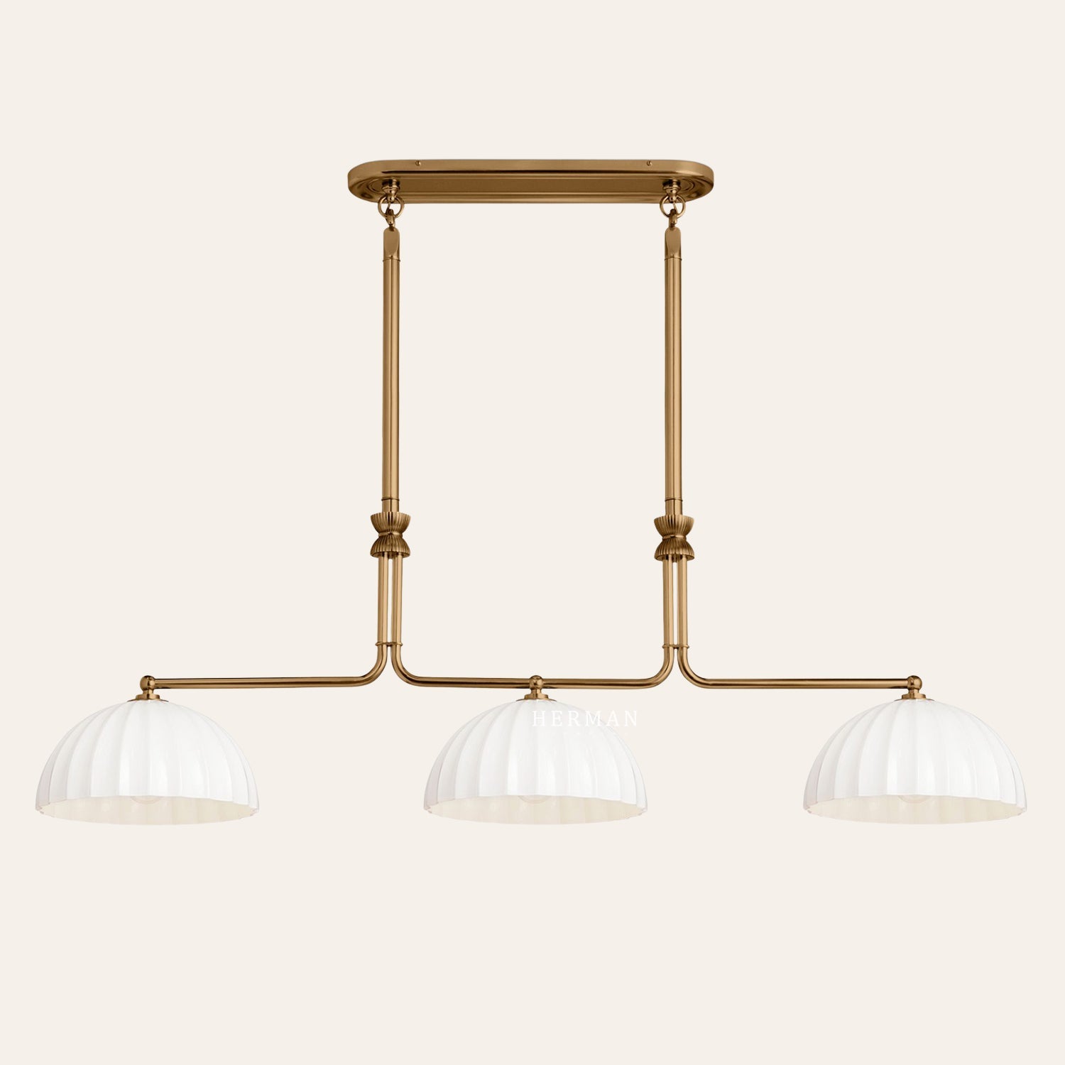Enzo 60" 3-Light Linear Chandelier