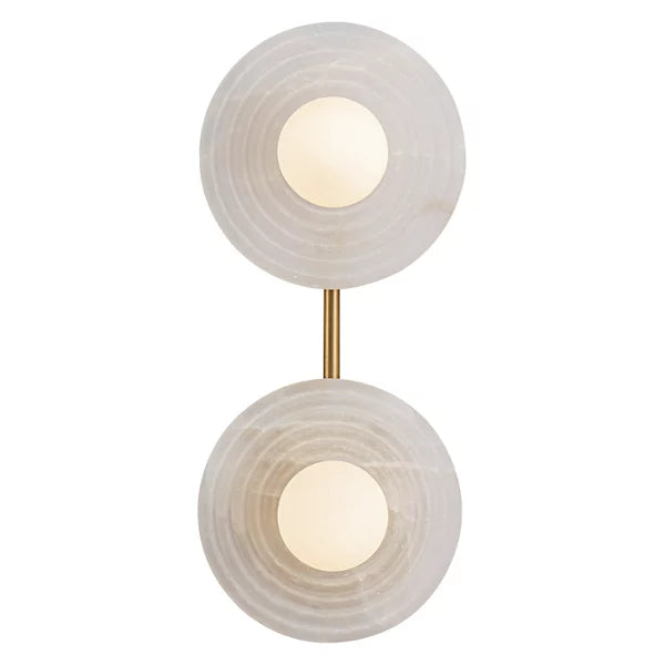 Dahlia Alabaster LED Vanity Light