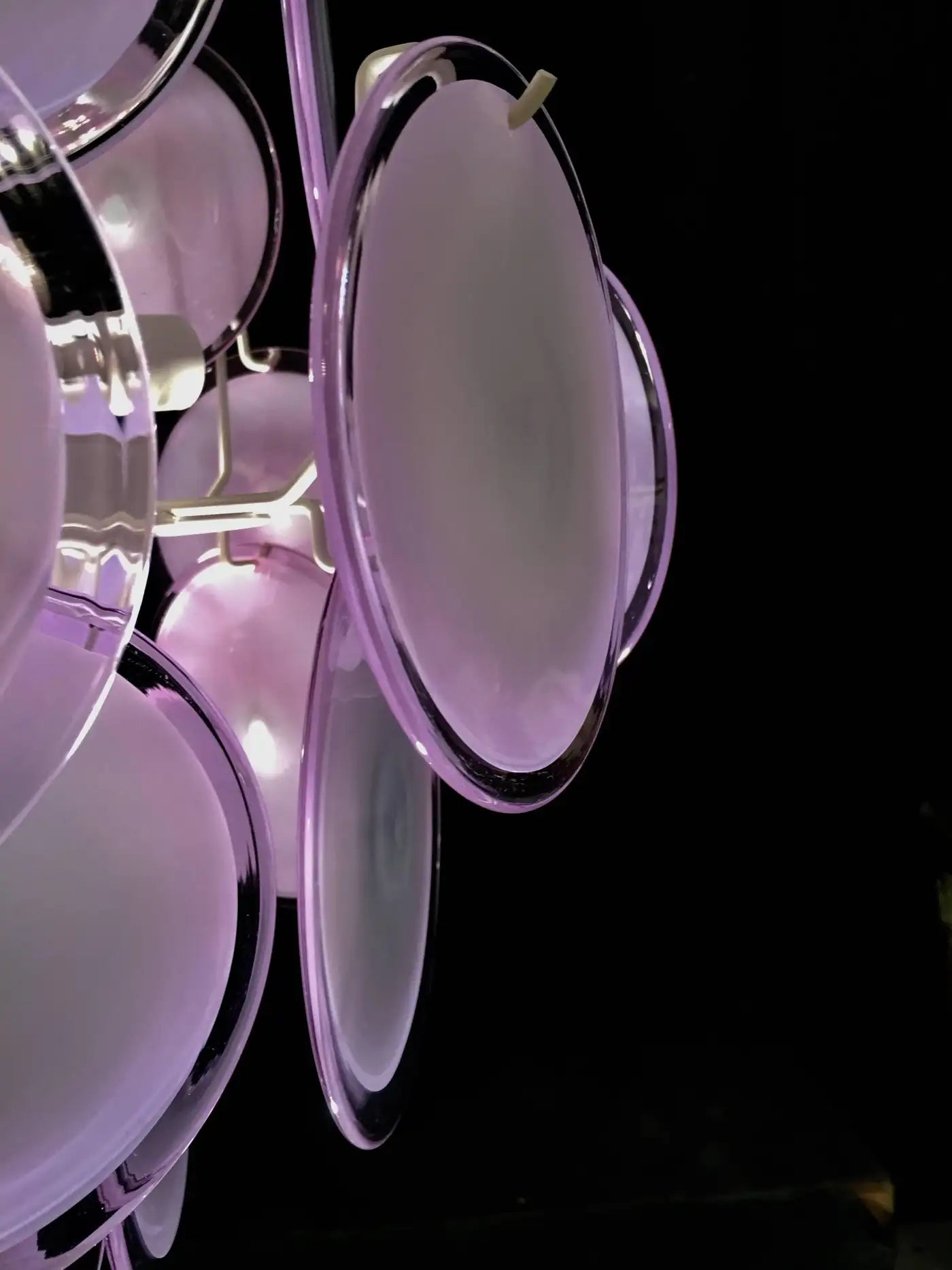 Vistosi Disc Murano Chandelier