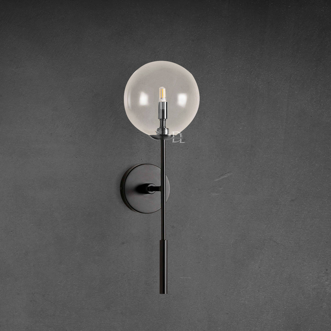 Modern Apolo Glass Ball Wall Sconce