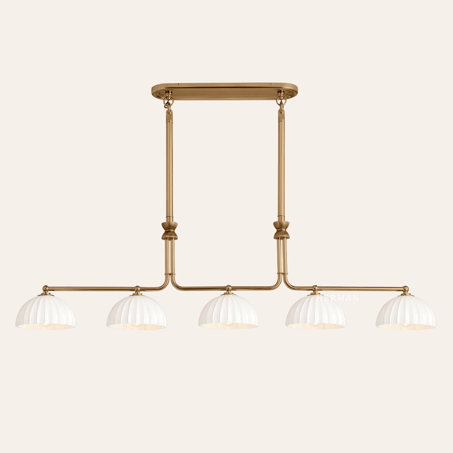 Enzo 60" 5-Light Linear Chandelier