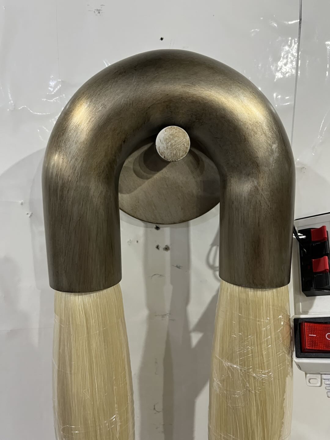 Double Head Antonia Horsehair Sconce