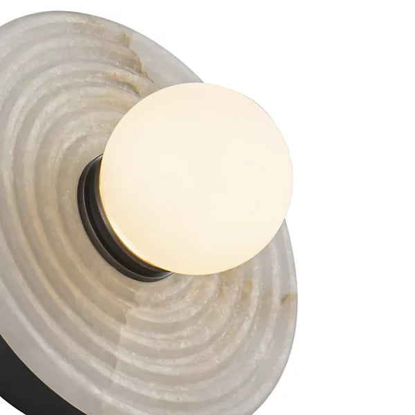Dahlia Alabaster LED Wall Sconce