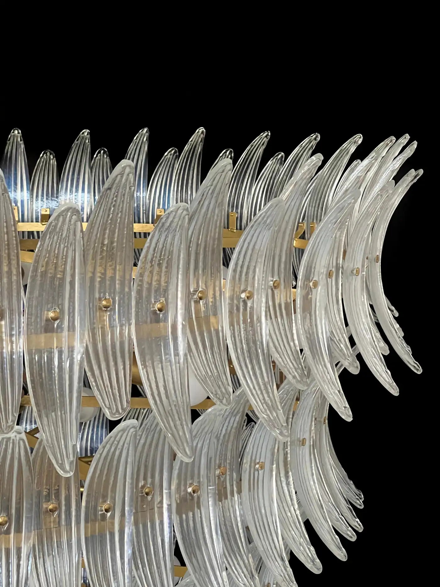 Giant Royal Palmette Murano Chandelier