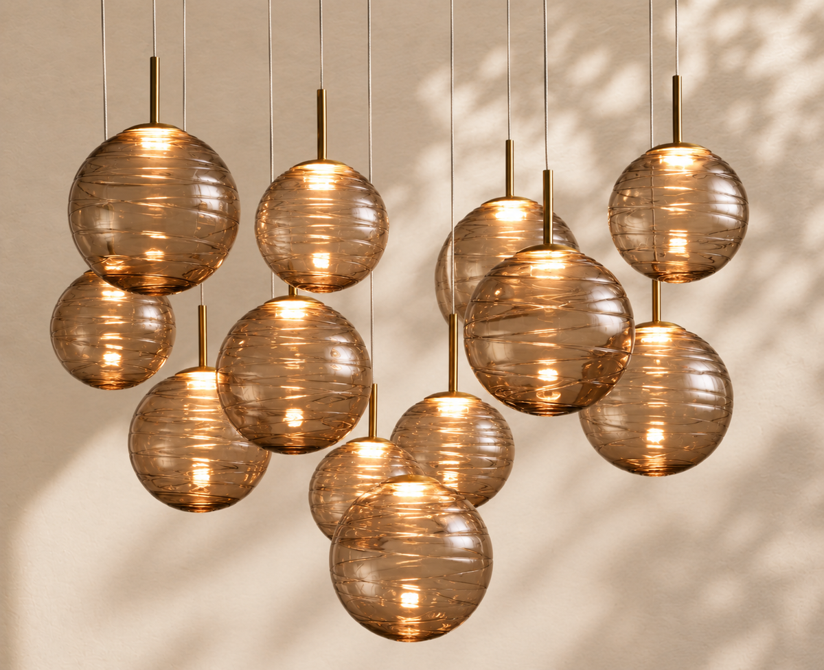 Casen Round Chandelier 20" 28" 34" 43"