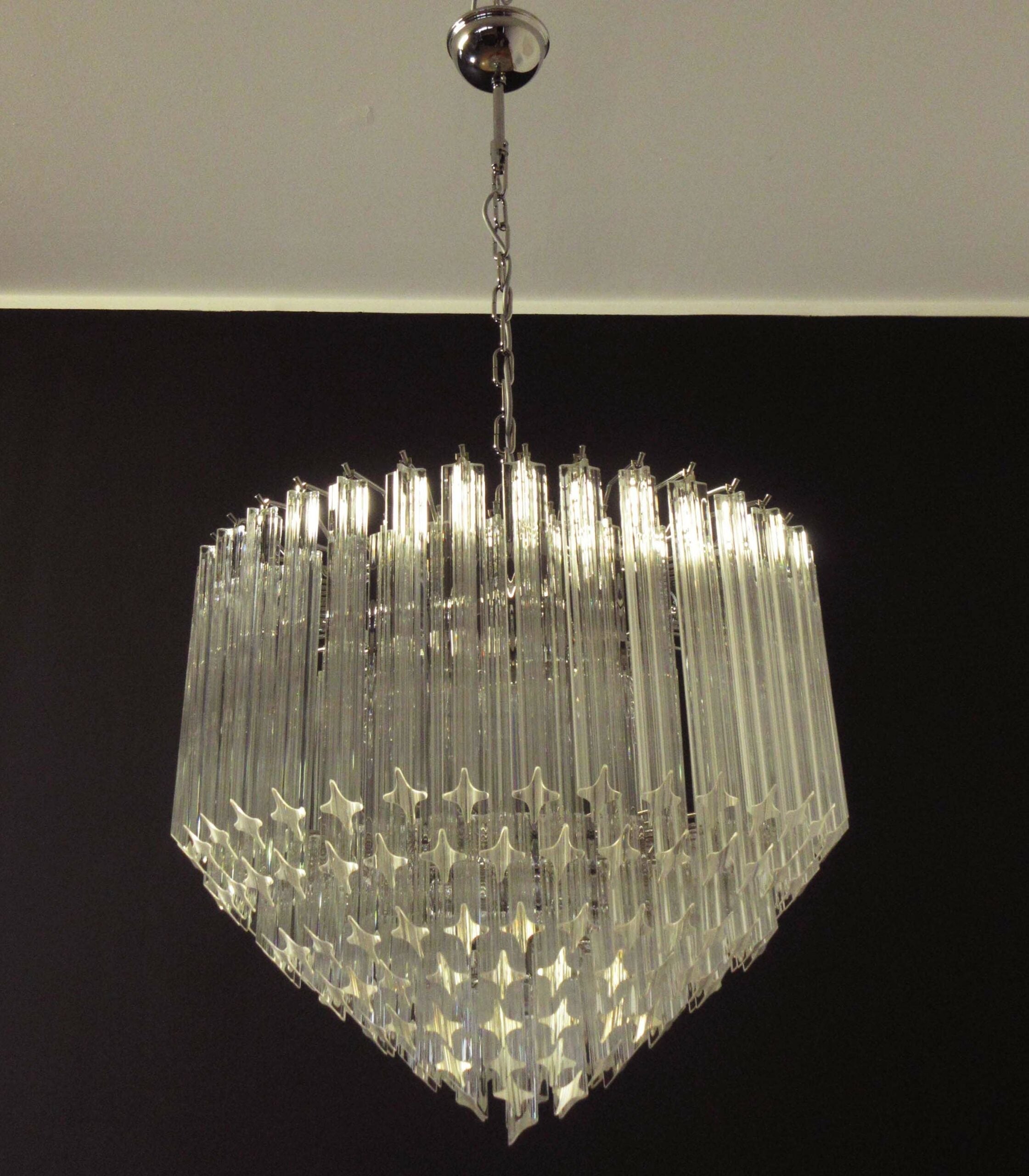 Murano Chandelier 163 Clear Prism Glasses