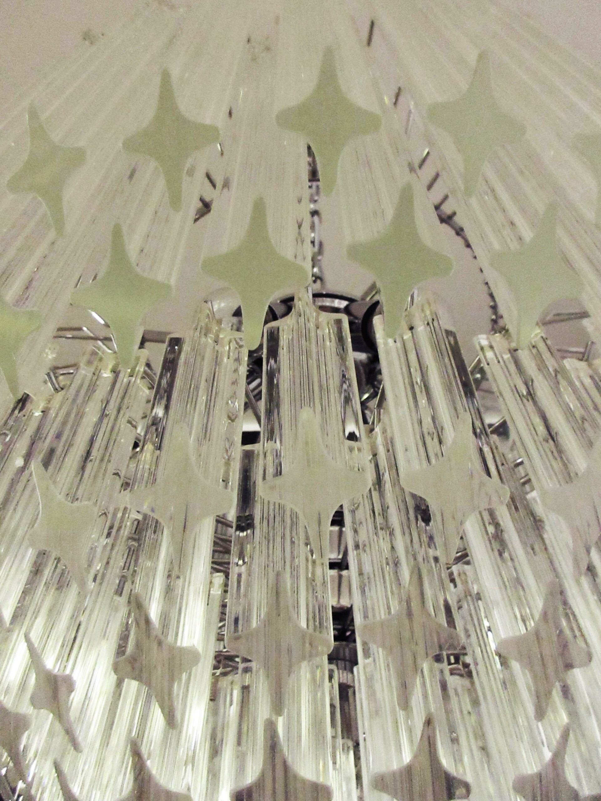 Murano Chandelier 163 Clear Prism Glasses