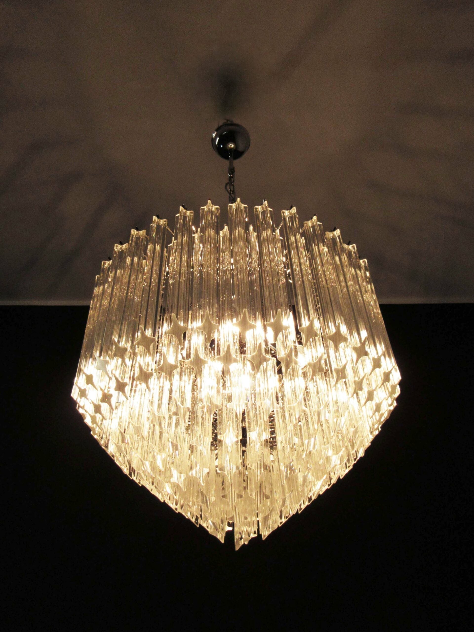 Murano Chandelier 163 Clear Prism Glasses