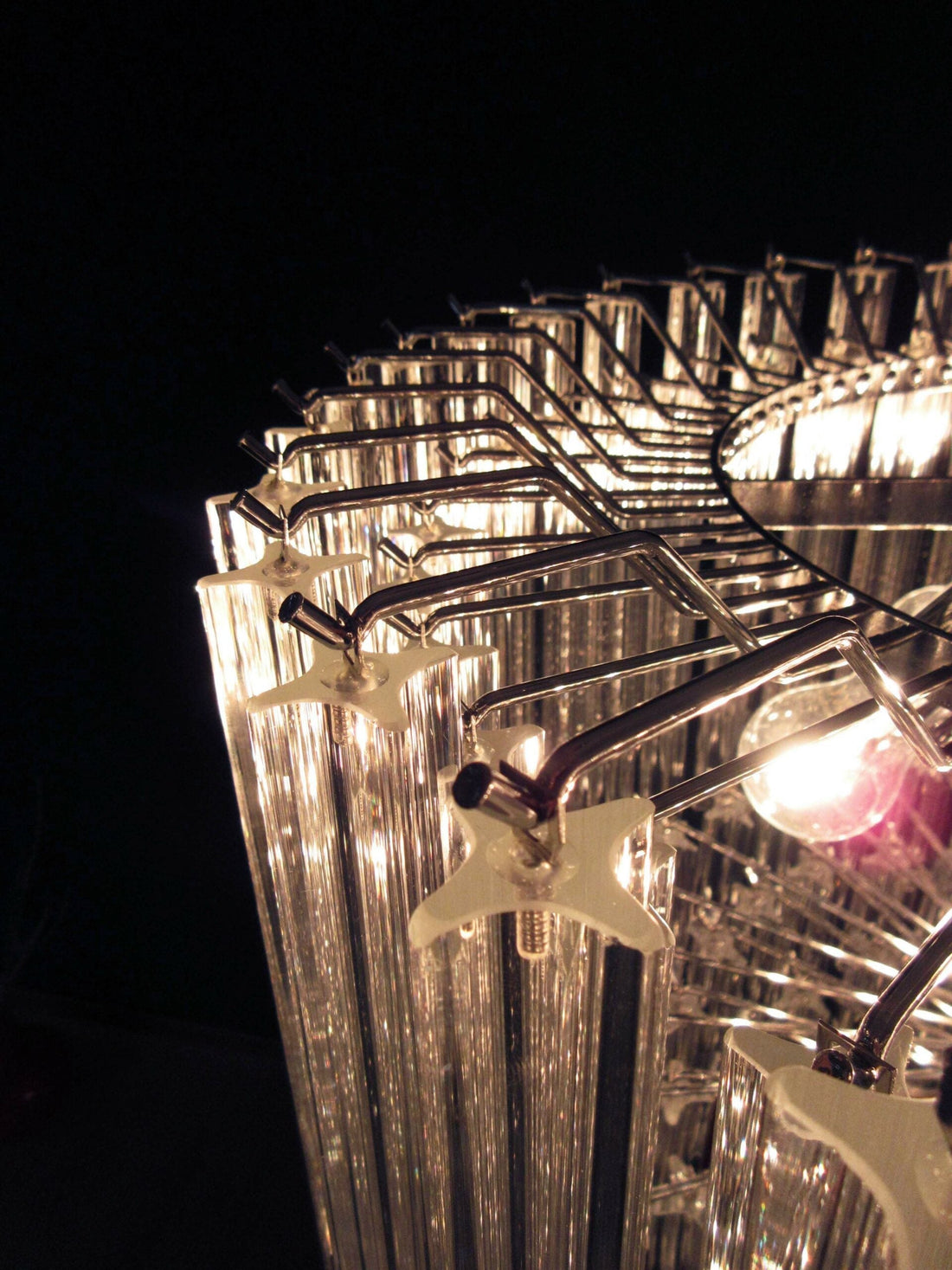 Murano Chandelier 163 Clear Prism Glasses