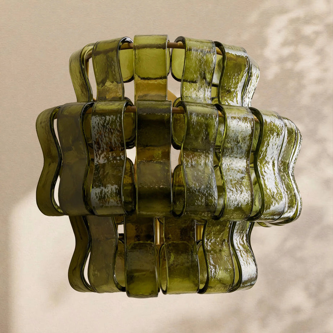 Amor Ghiaccio Glass Wall Sconce 12"
