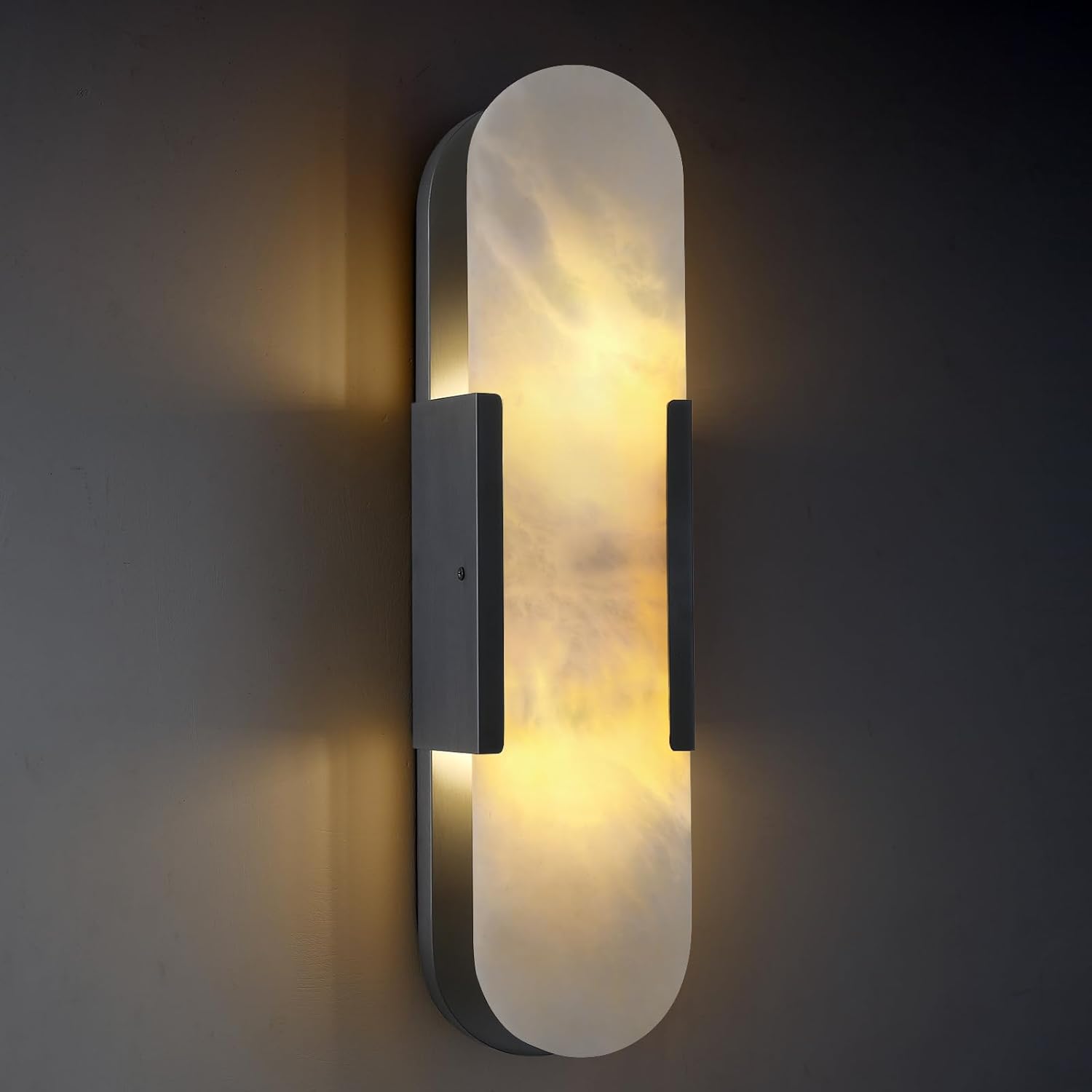 Trinidad Alabaster Wall Sconces 14" 20"