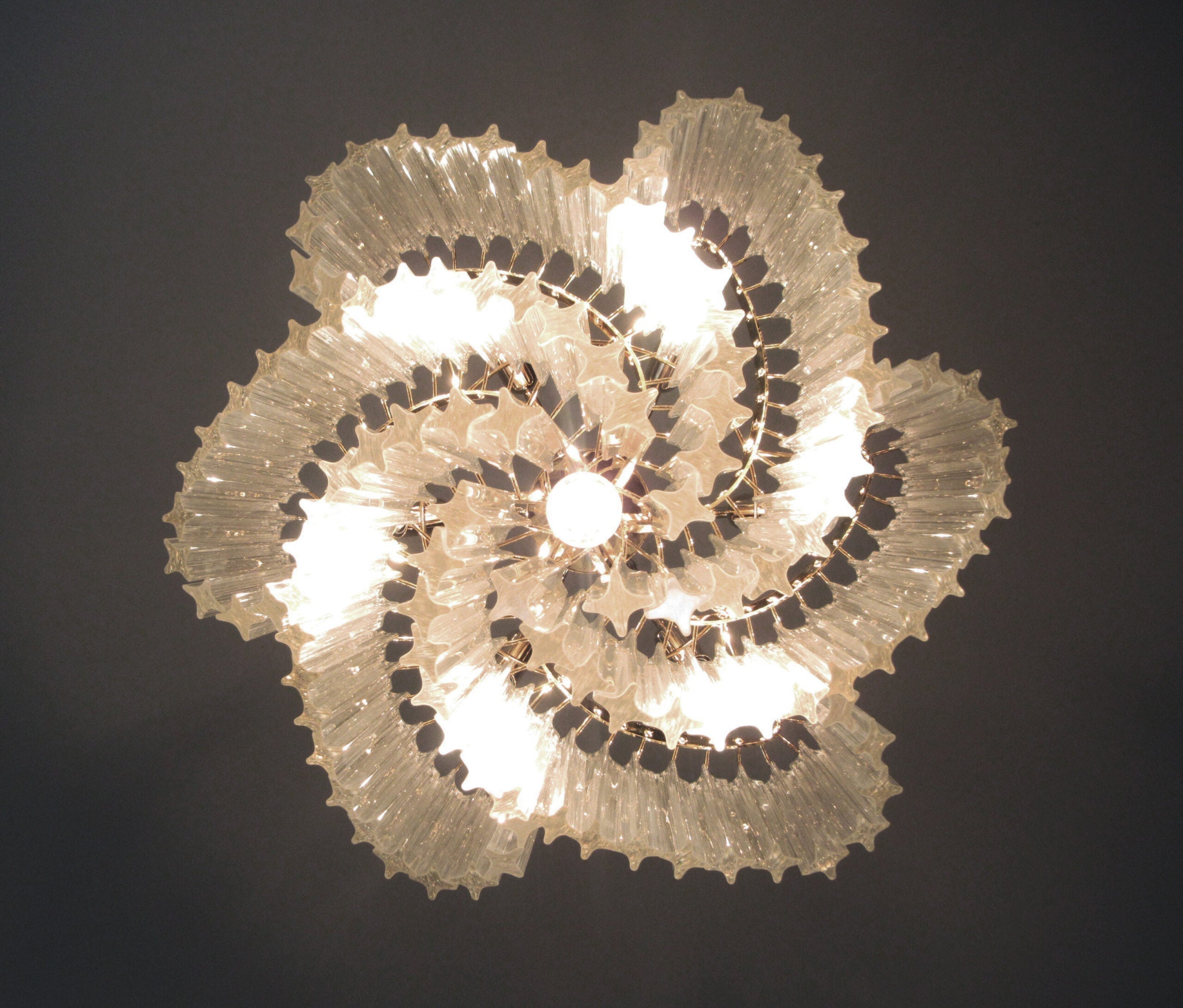 Murano Chandelier 114 Clear Prism Glasses
