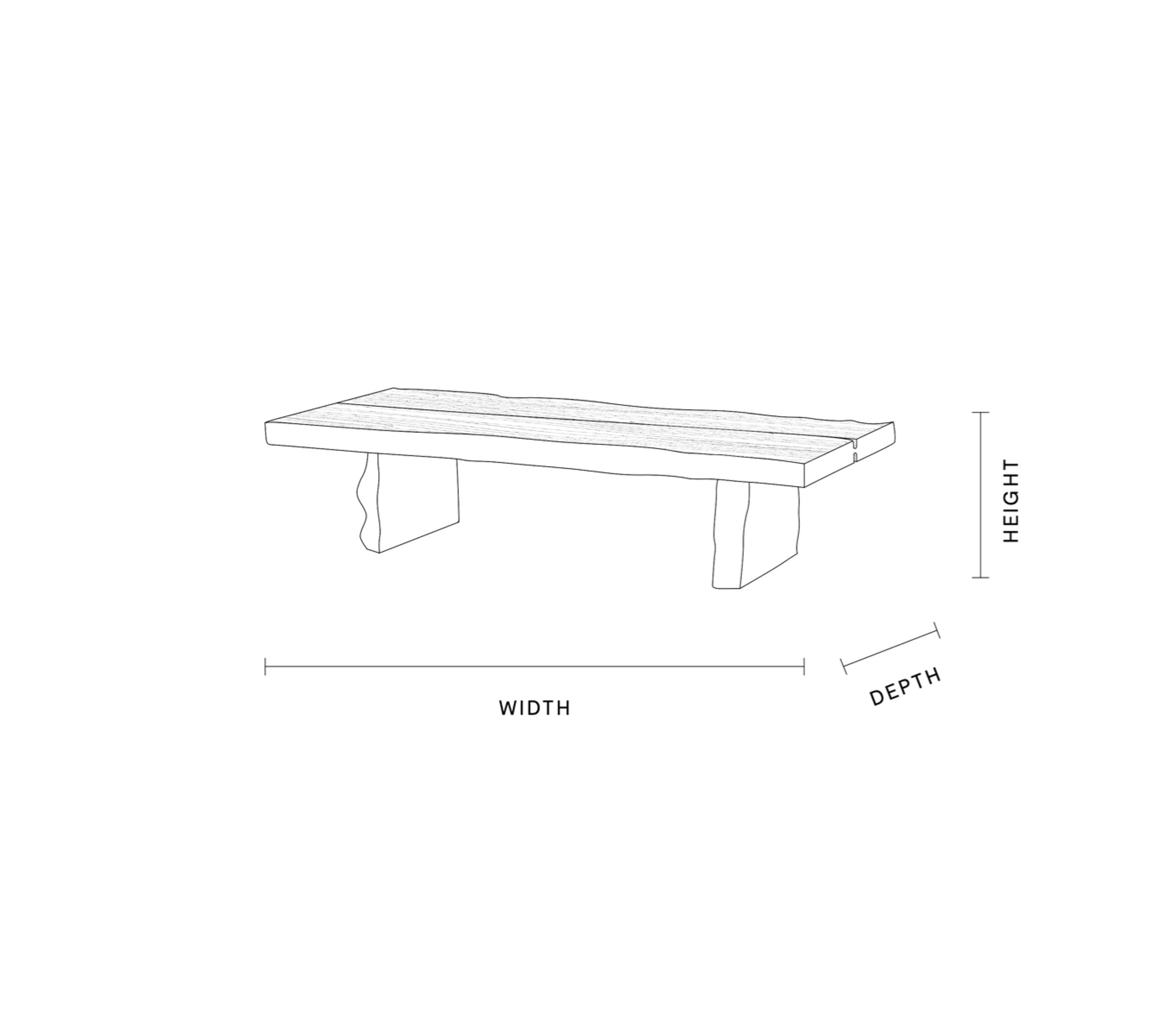 Nobu Rectangular Coffee Table