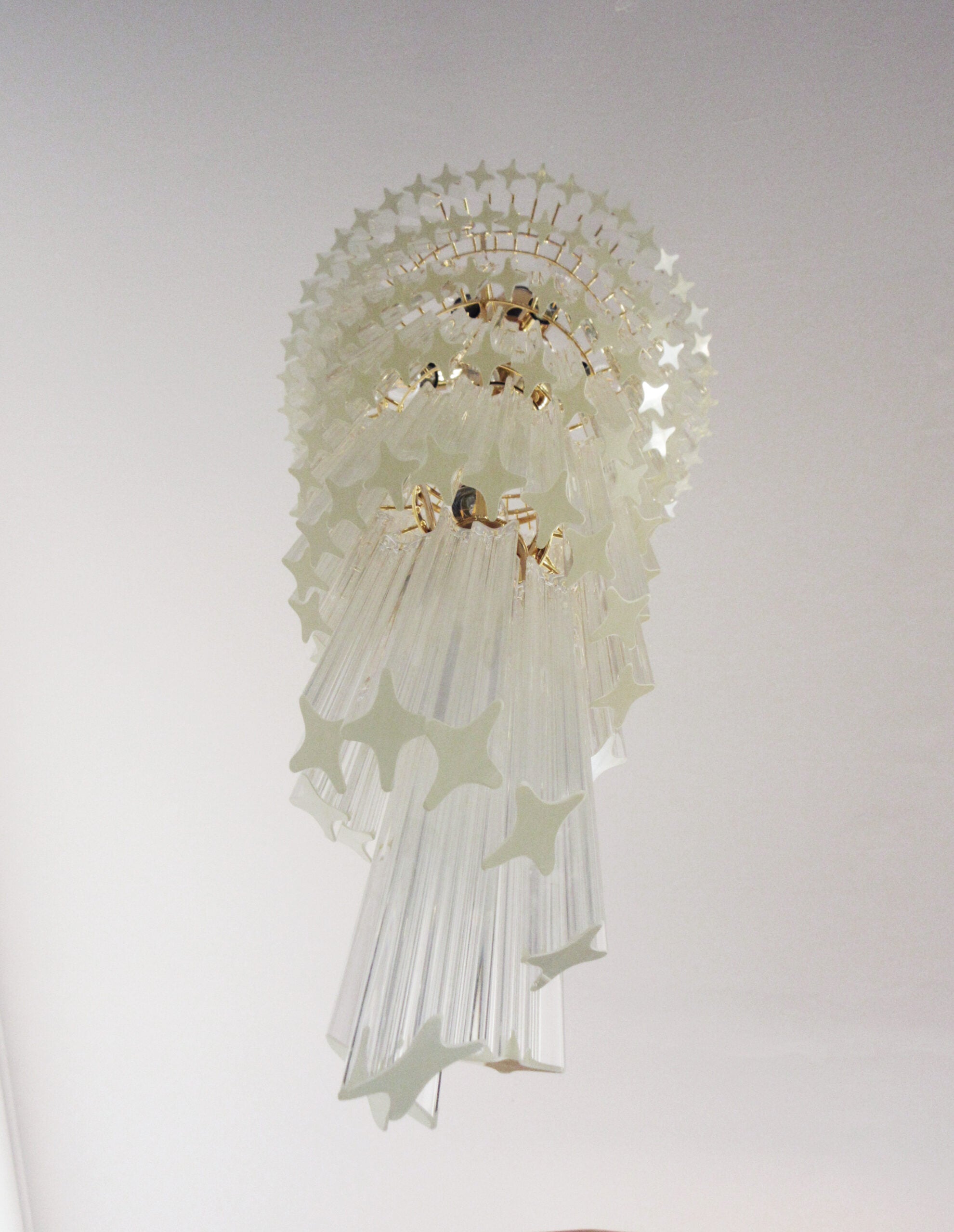 Murano Chandelier 166 Clear Prism Glass