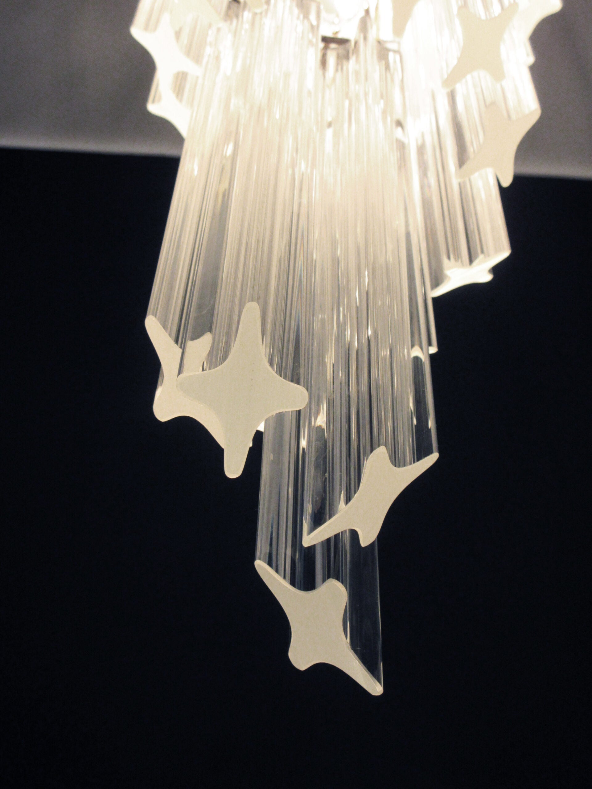 Murano Chandelier 166 Clear Prism Glass