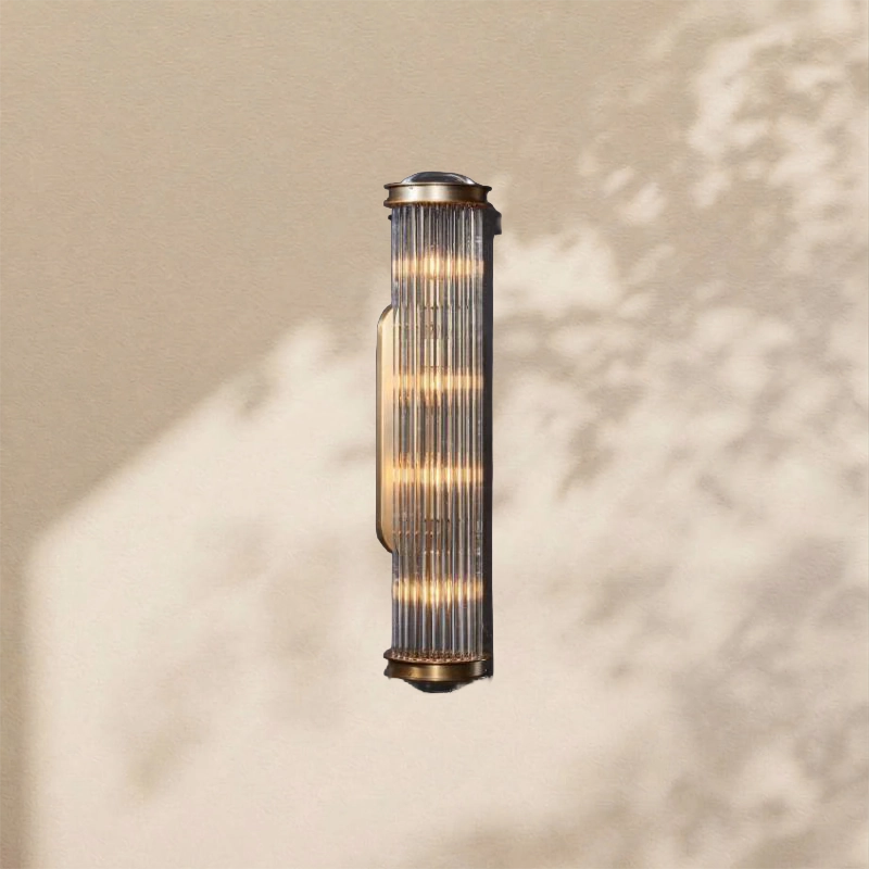 Dora Crystal Round Wall Sconce