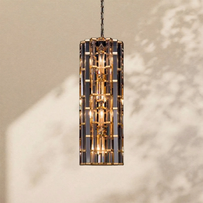Dora Glass Round Chandelier