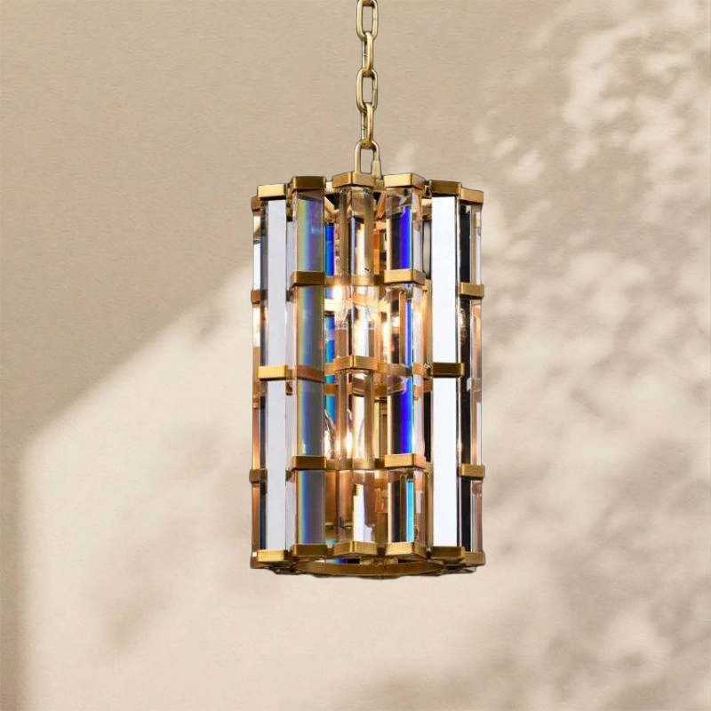 Dora Glass Round Chandelier