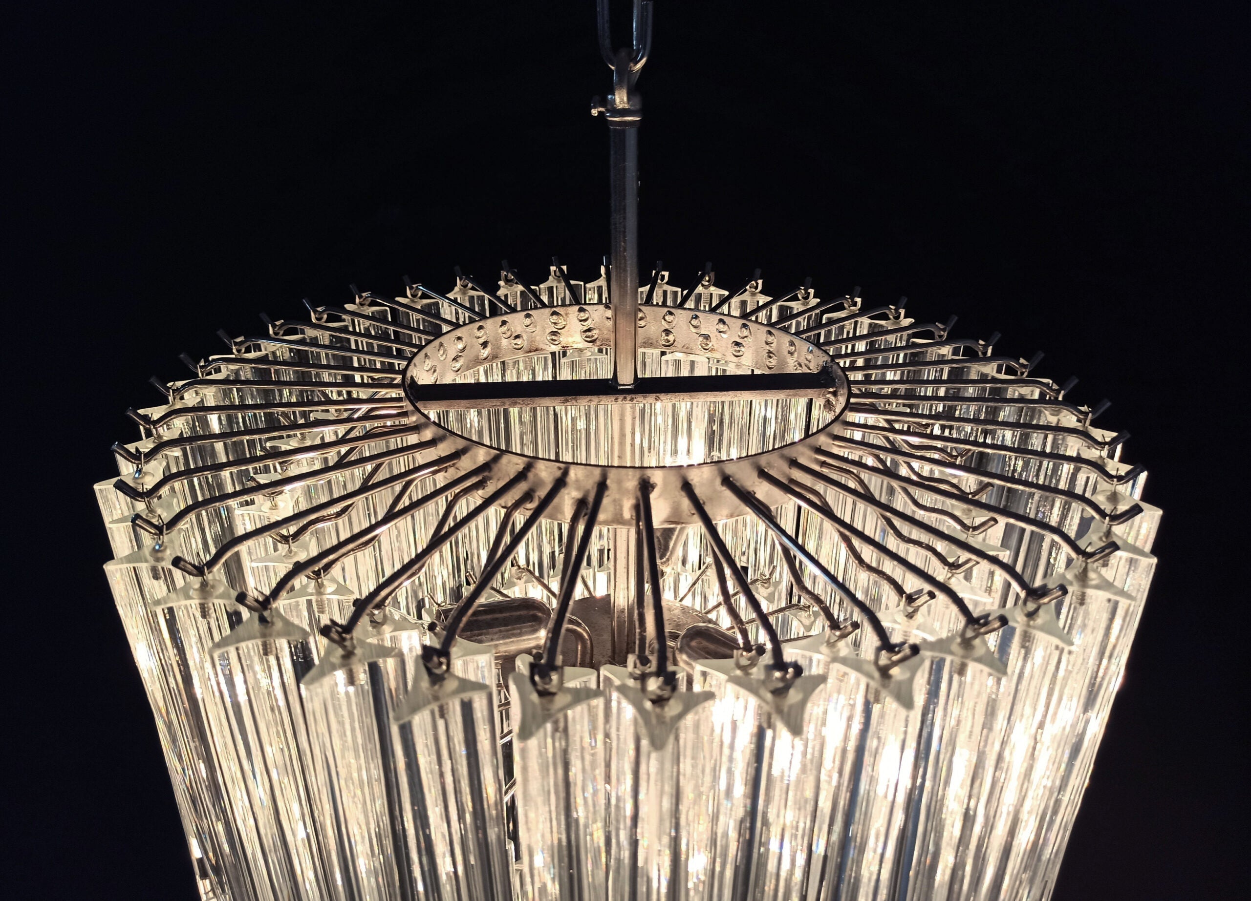 Murano Chandelier 111 Clear Prism Glasses