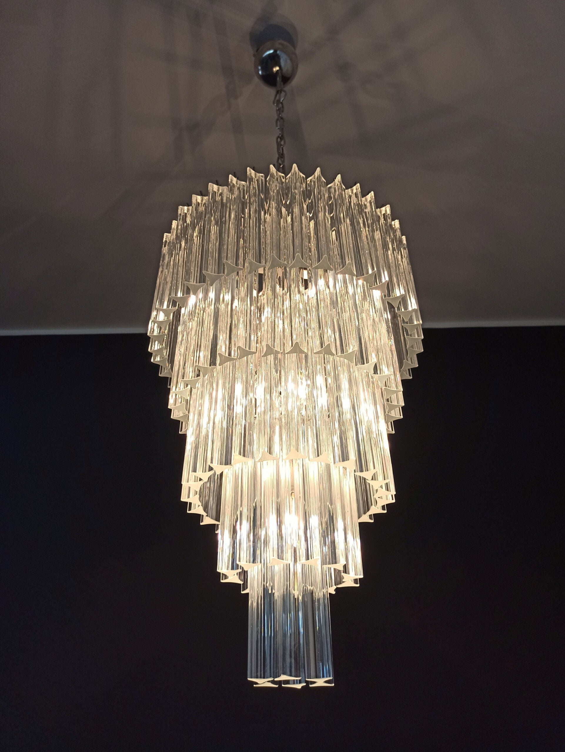 Murano Chandelier 111 Clear Prism Glasses