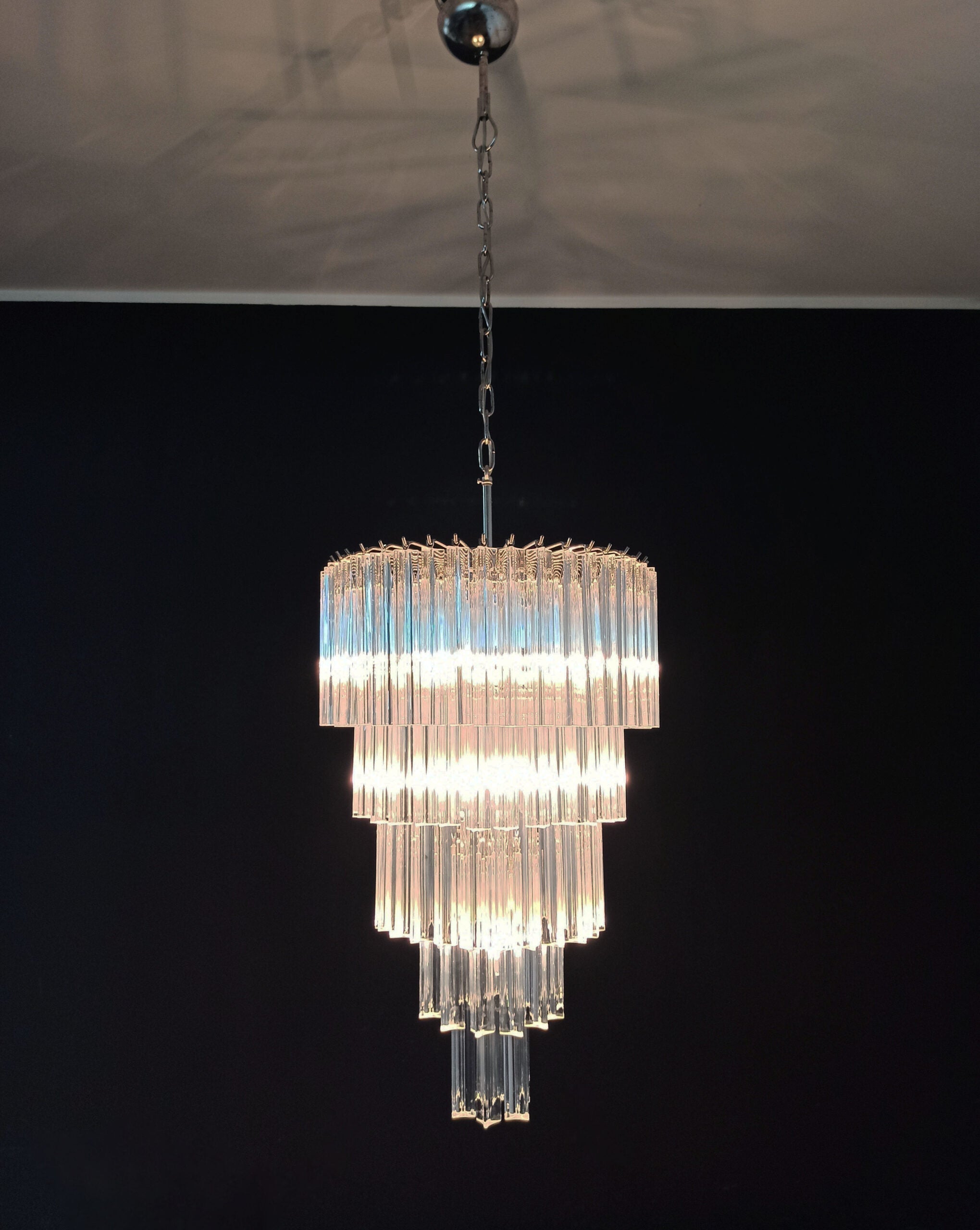 Murano Chandelier 111 Clear Prism Glasses