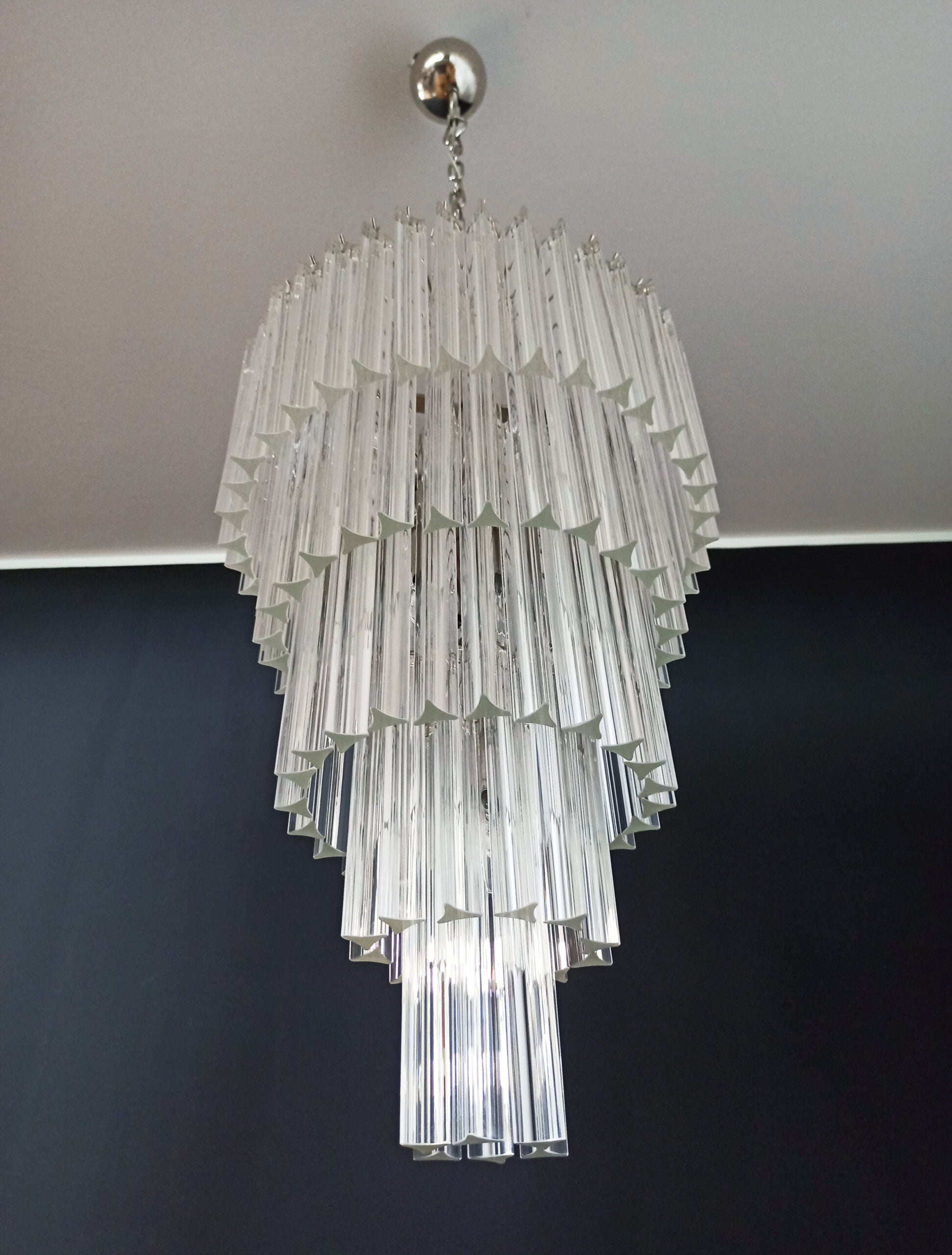Murano Chandelier 111 Clear Prism Glasses