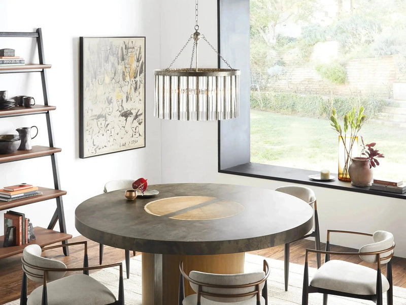 Anlucia Round Chandelier 24''35"