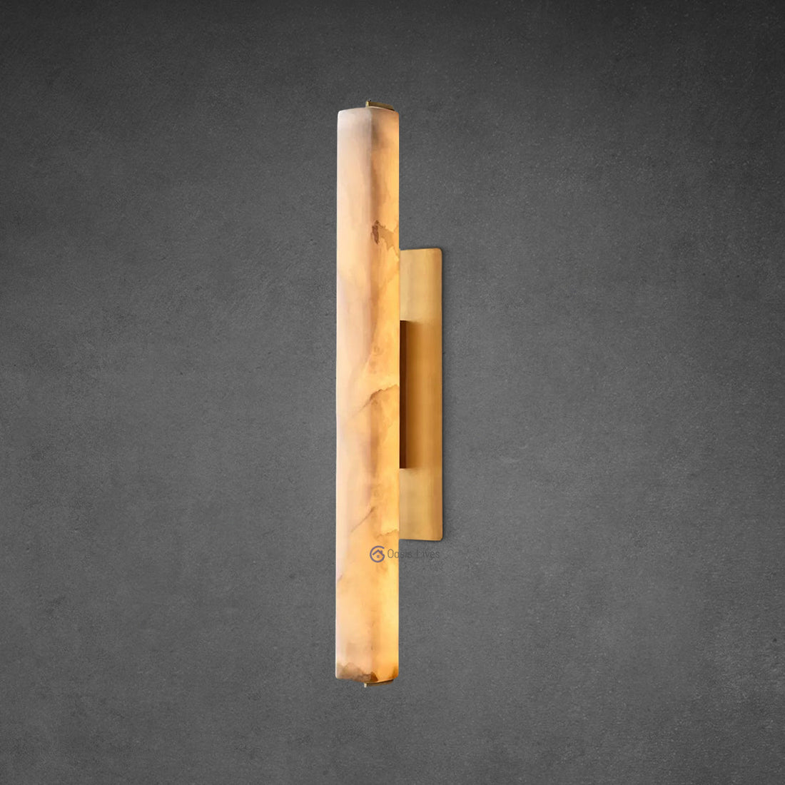 Audobon Alabaster Single Sconce